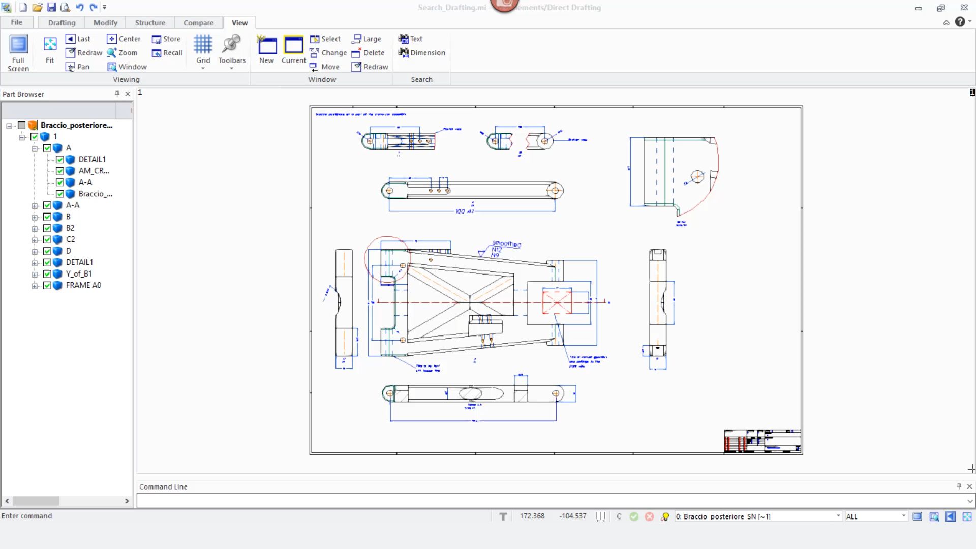 Use the Search Tool in Drafting | tutorial | PTC Learning Connector
