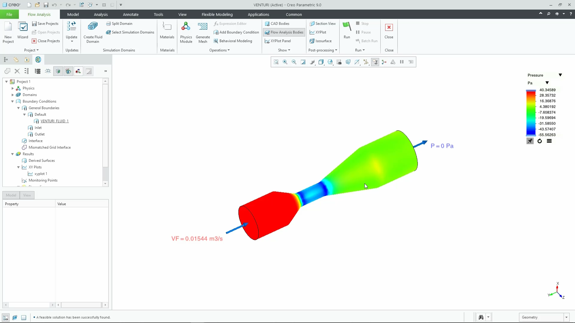 Creo Flow Analysis BMX Integration | tutorial | PTC Learning Connector