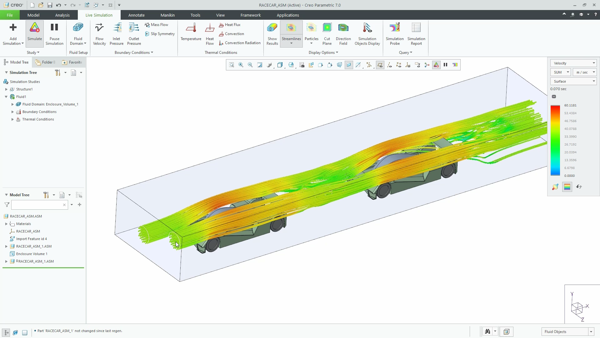 Use Streamlines in Creo Simulation Live | tutorial | PTC Learning Connector