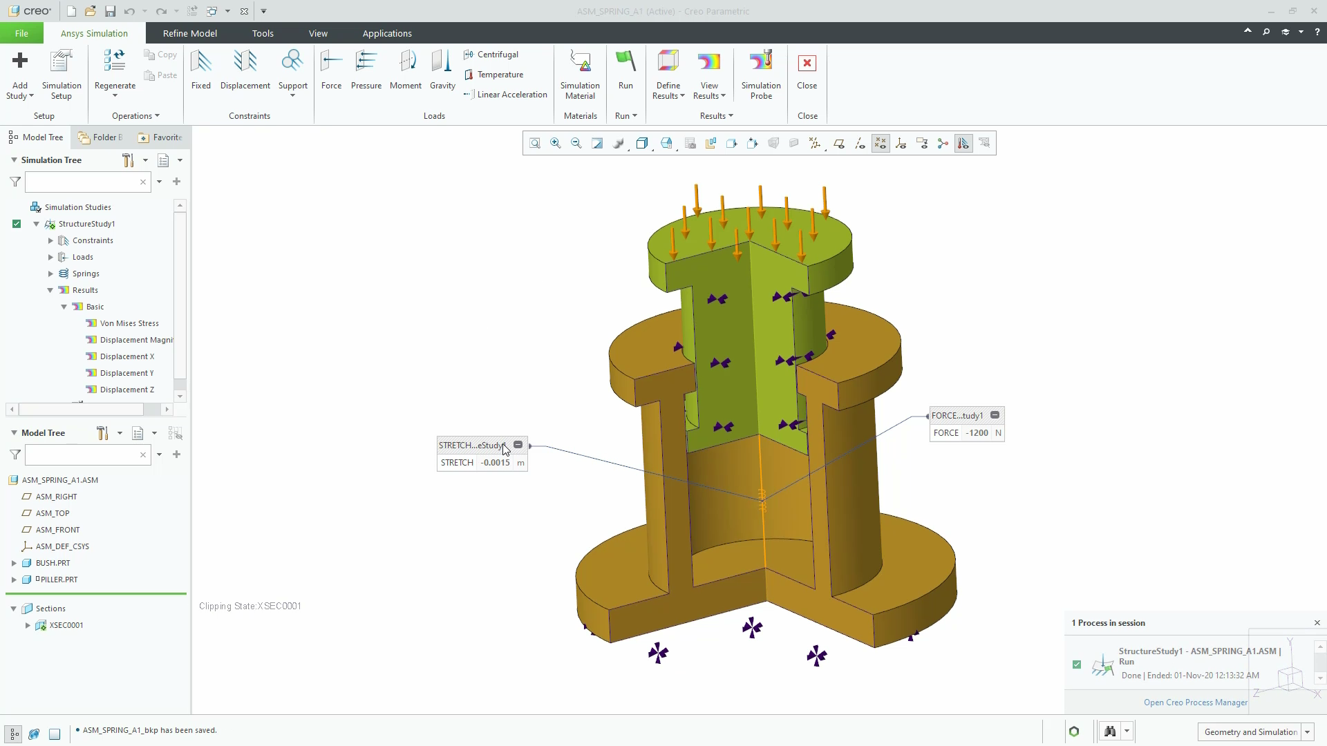 Create Simulation Probes in Creo Ansys Simulation | tutorial | PTC ...