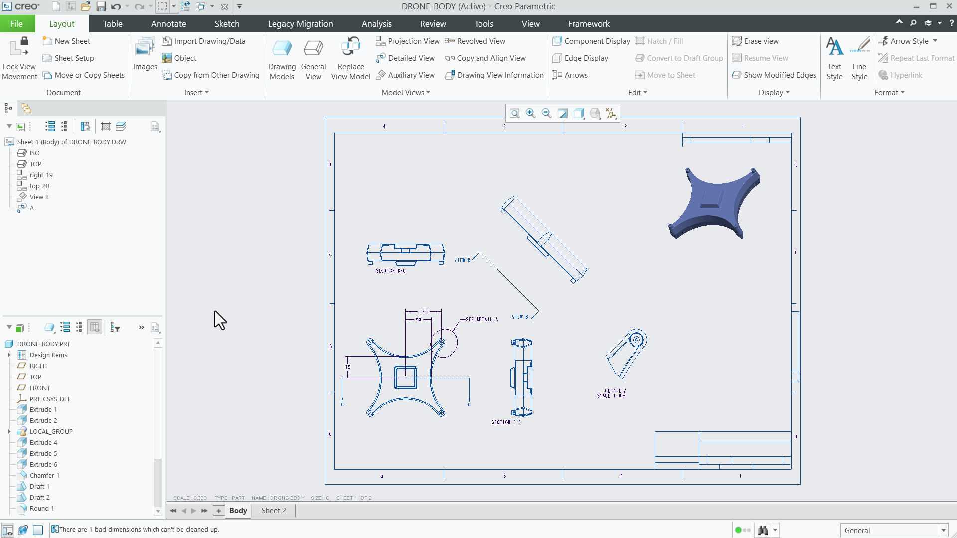 Create Drawing Annotations | tutorial | PTC Learning Connector