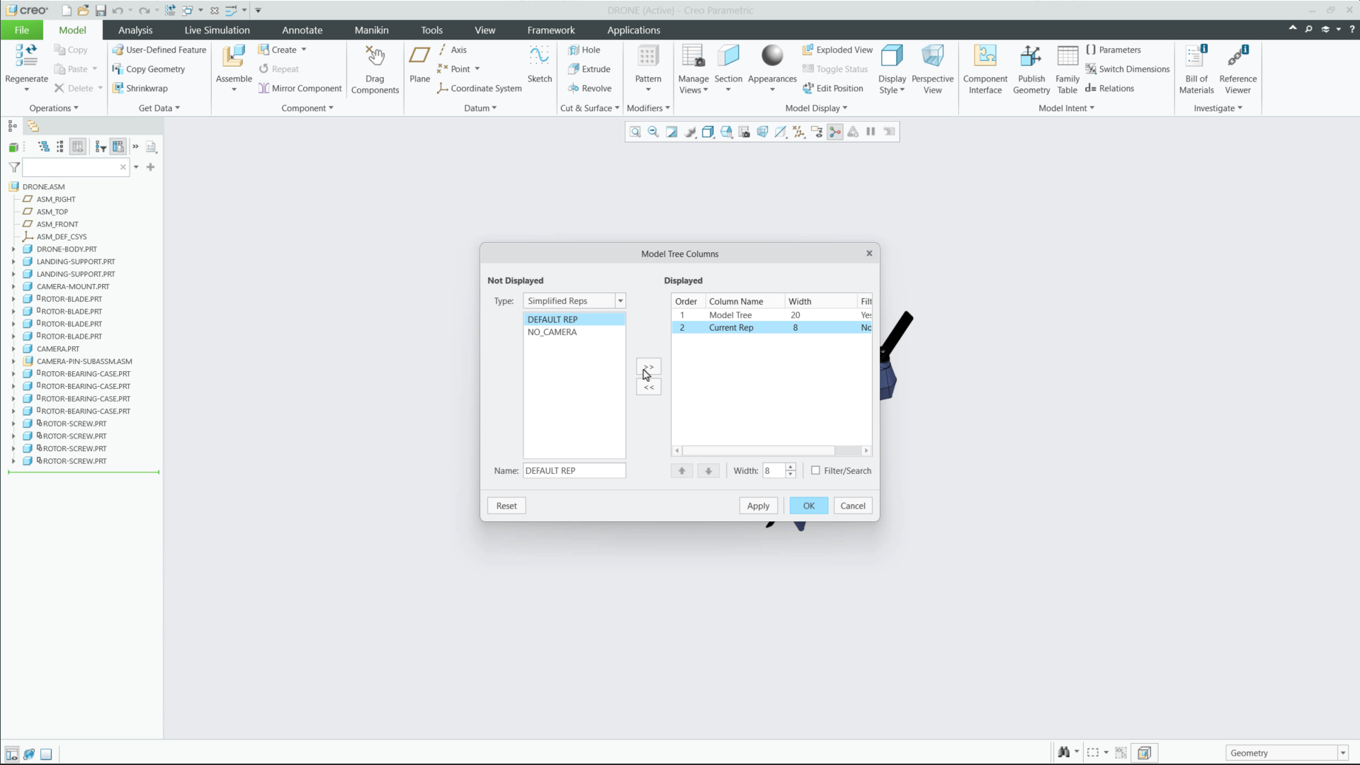 Substitute Components Using the User Defined Option | Tutorial | PTC ...