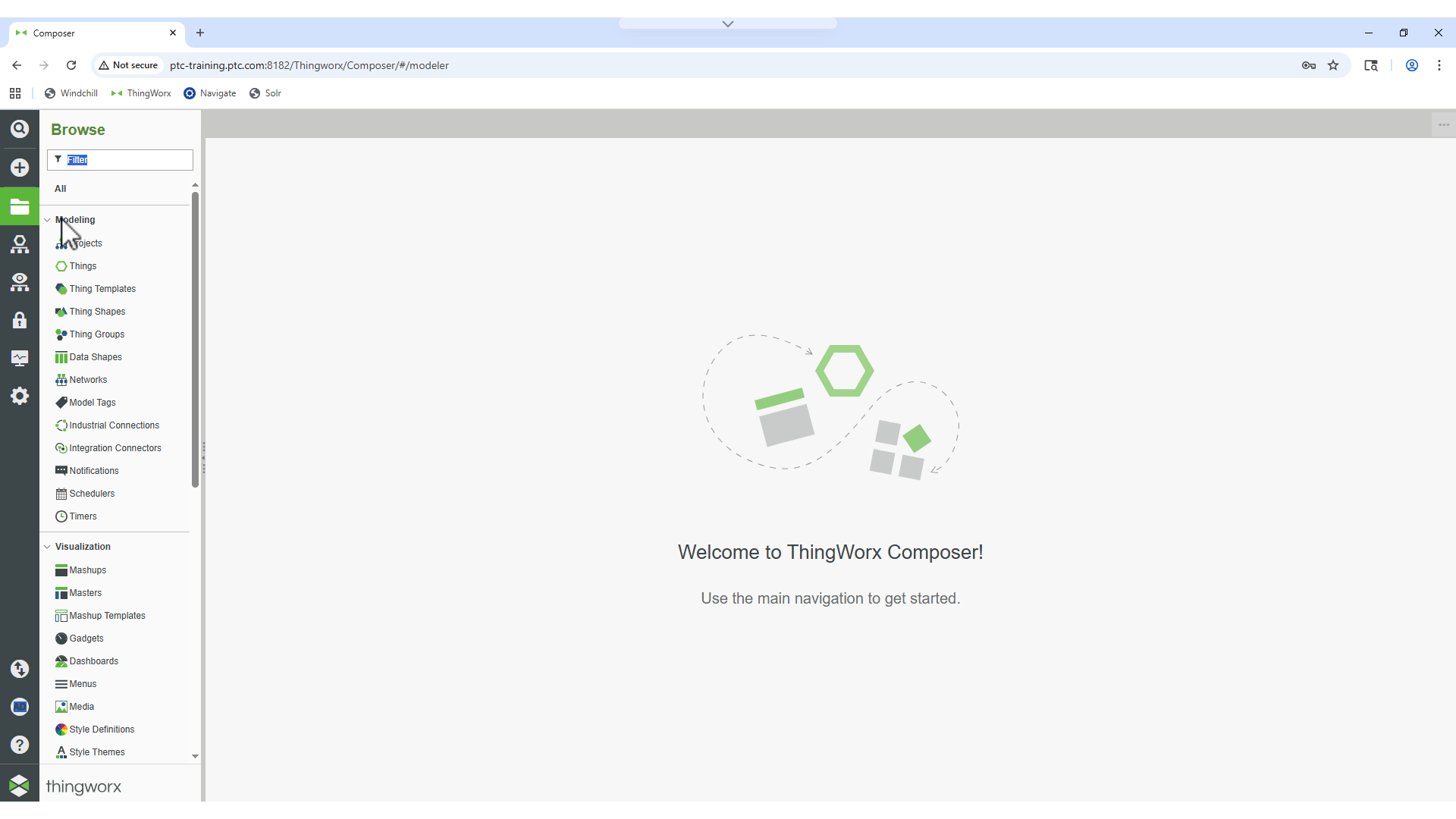 Build the Mashup Layout for the Task | tutorial | PTC Learning Connector