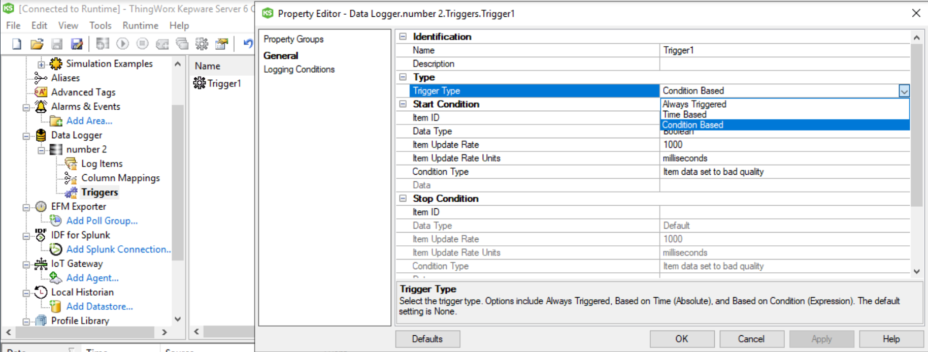 Collect and View Data with DataLogger | Tutorial | PTC Learning Connector
