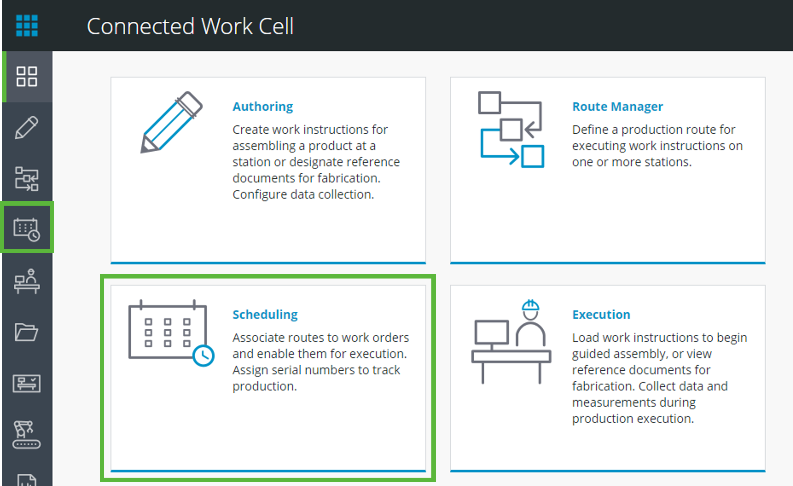 View and Schedule Work Orders | tutorial | PTC Learning Connector
