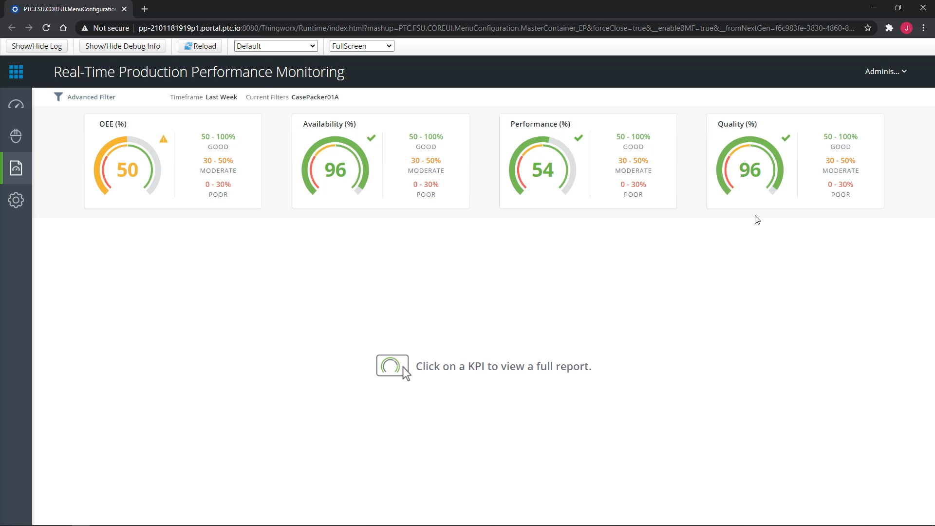Access Equipment Reports | tutorial | PTC Learning Connector