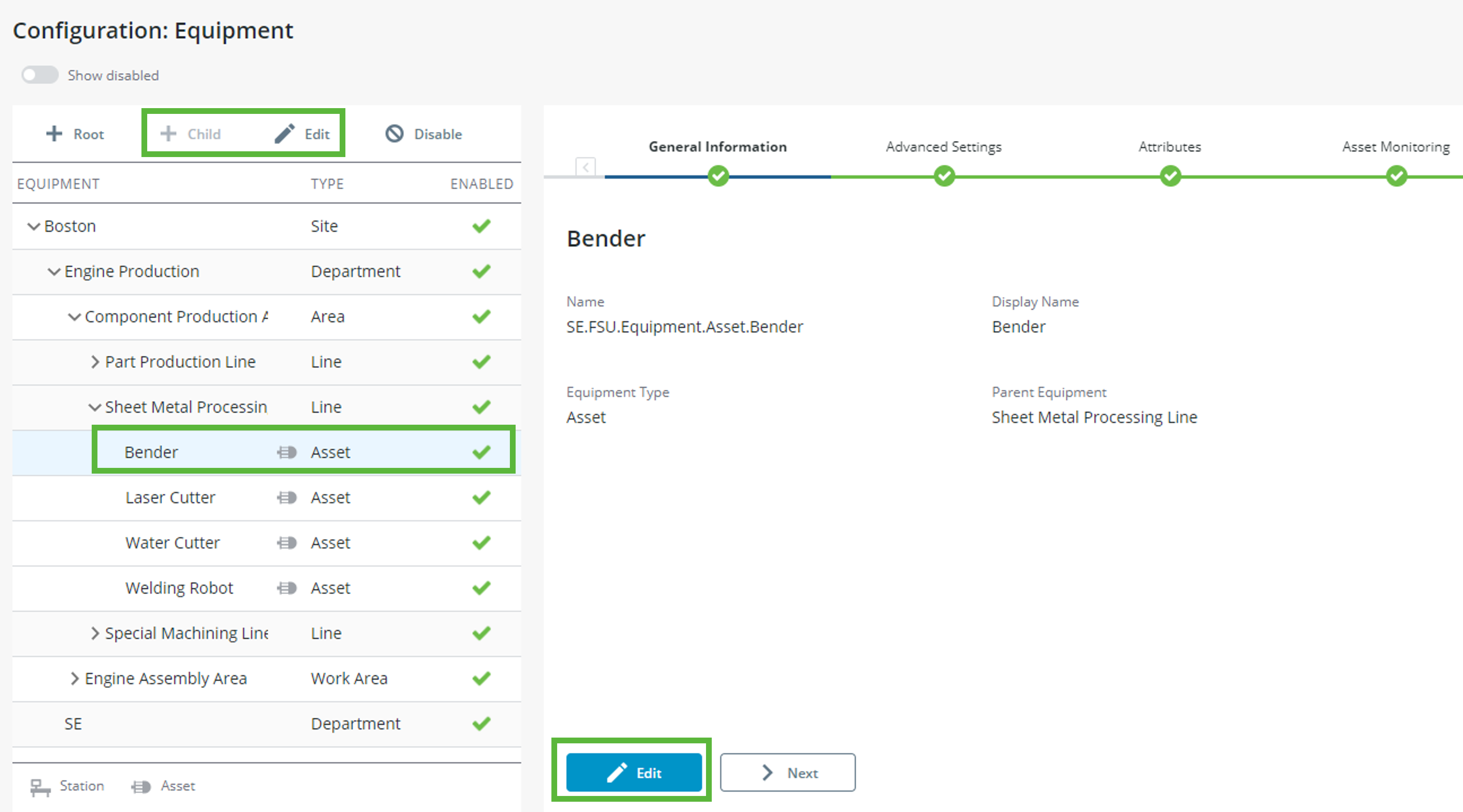 Create and Edit Assets | tutorial | PTC Learning Connector