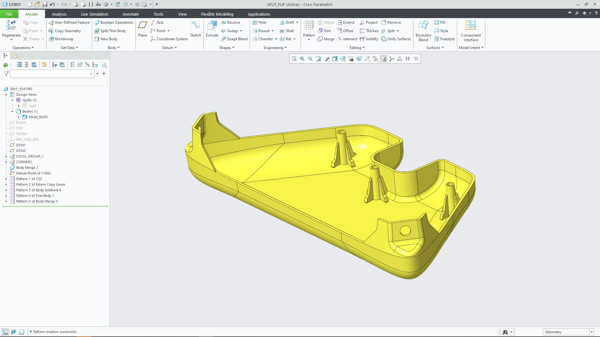 Multibody - New Flip Option for Split by Volume | tutorial | PTC ...