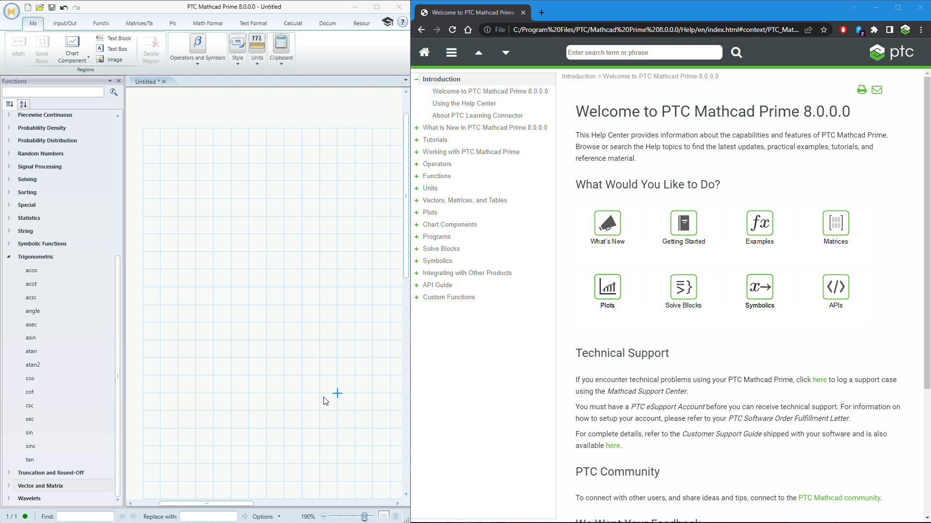 Context Sensitive Help for Functions | tutorial | PTC Learning Connector