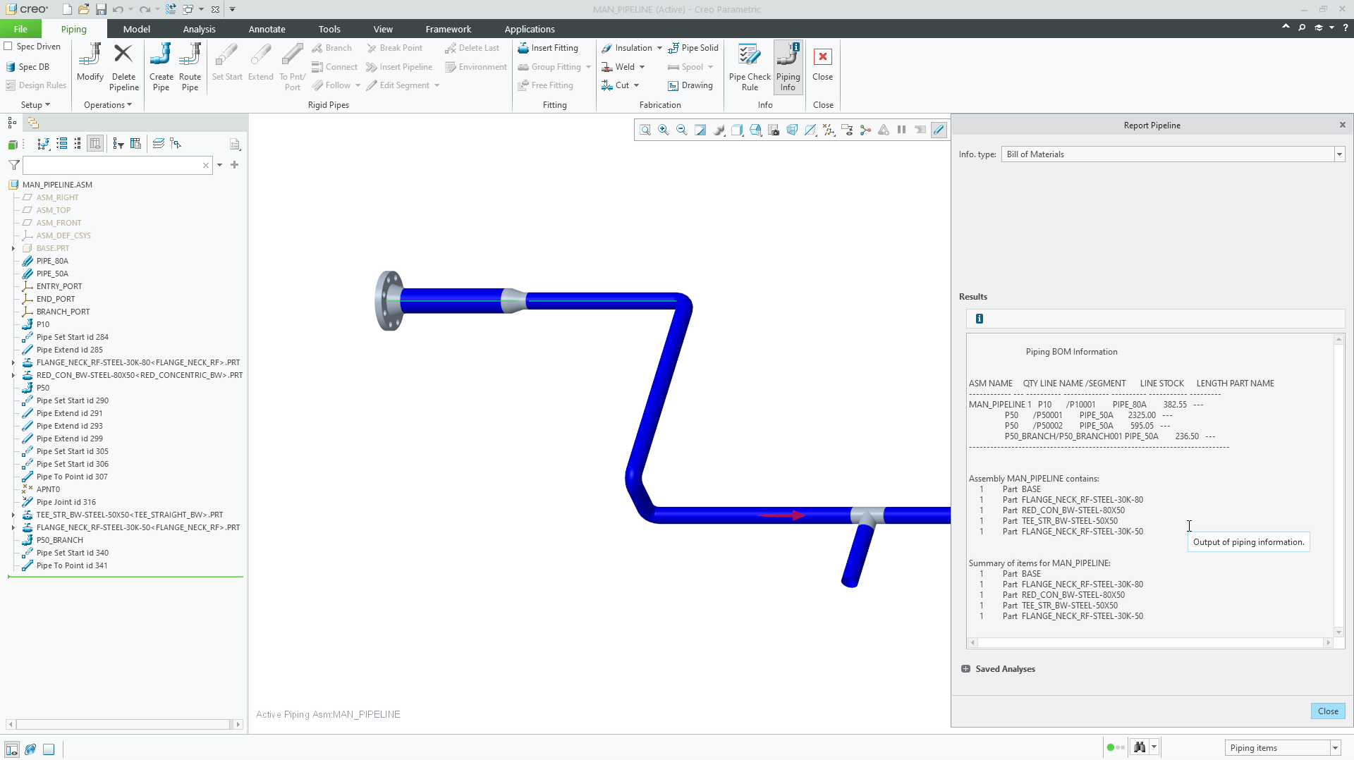 Piping Reporting Tools | tutorial | Playlist | PTC Learning Connector