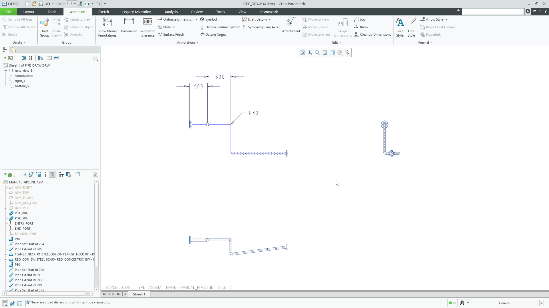 Create Piping Drawings | tutorial | Playlist | PTC Learning Connector