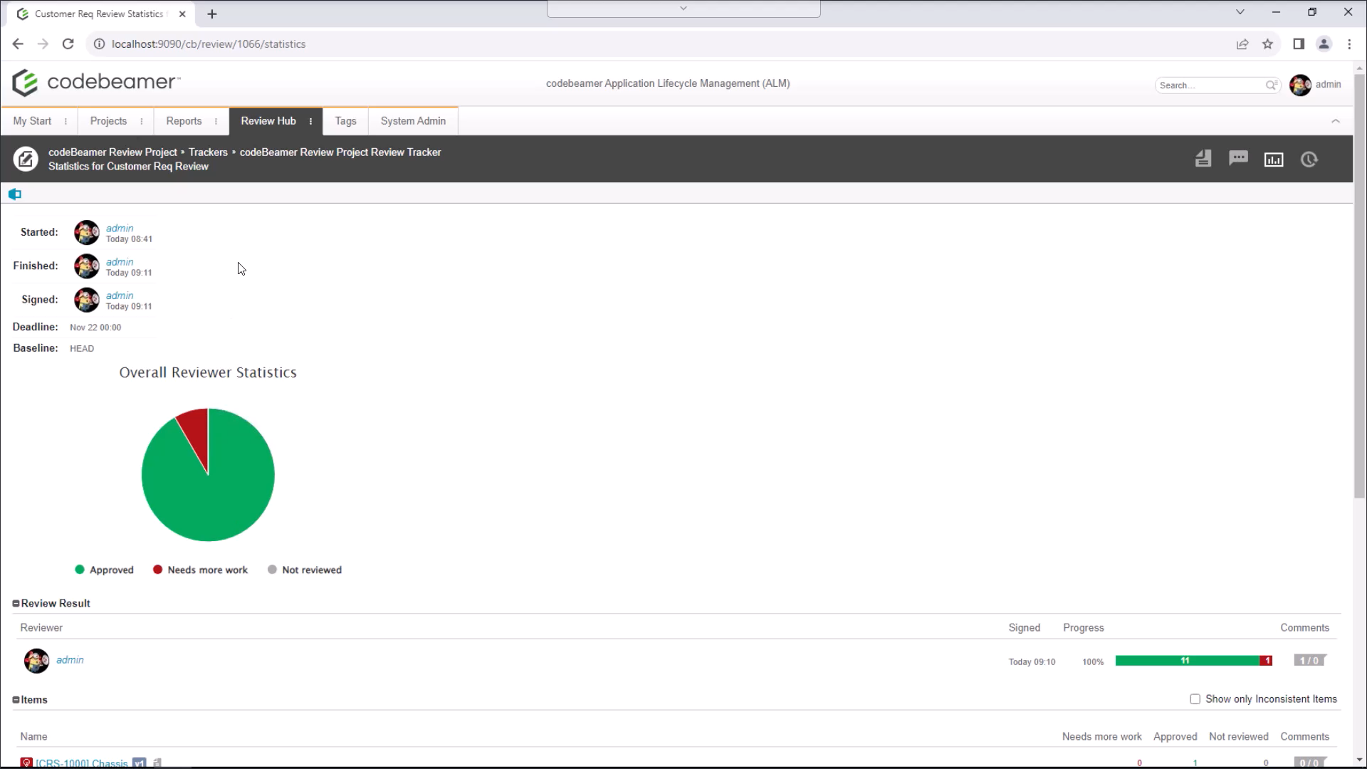 Review Multiple Items in the Review Hub | tutorial | PTC Learning Connector