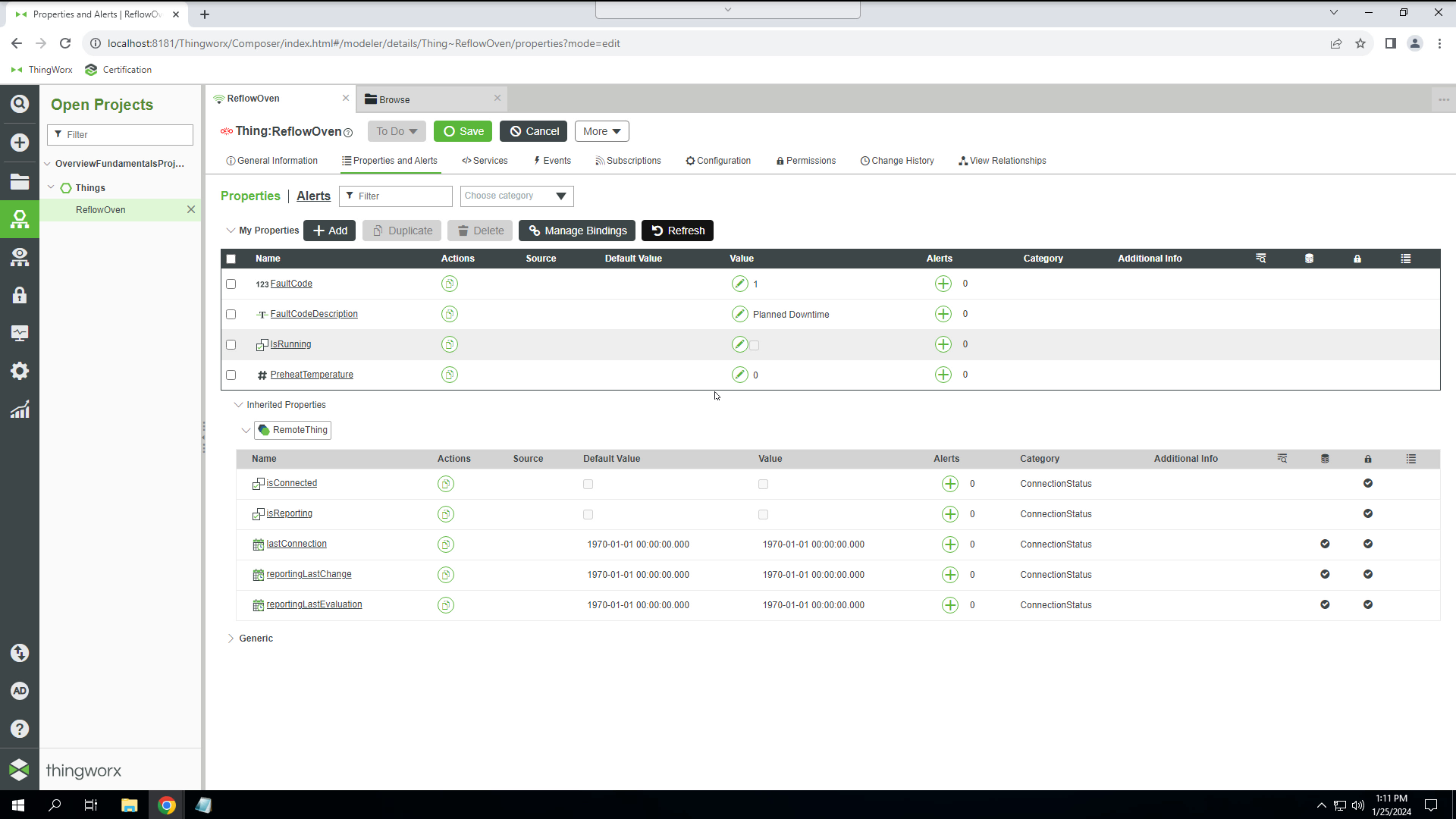 Create and Test a Subscription | tutorial | PTC Learning Connector