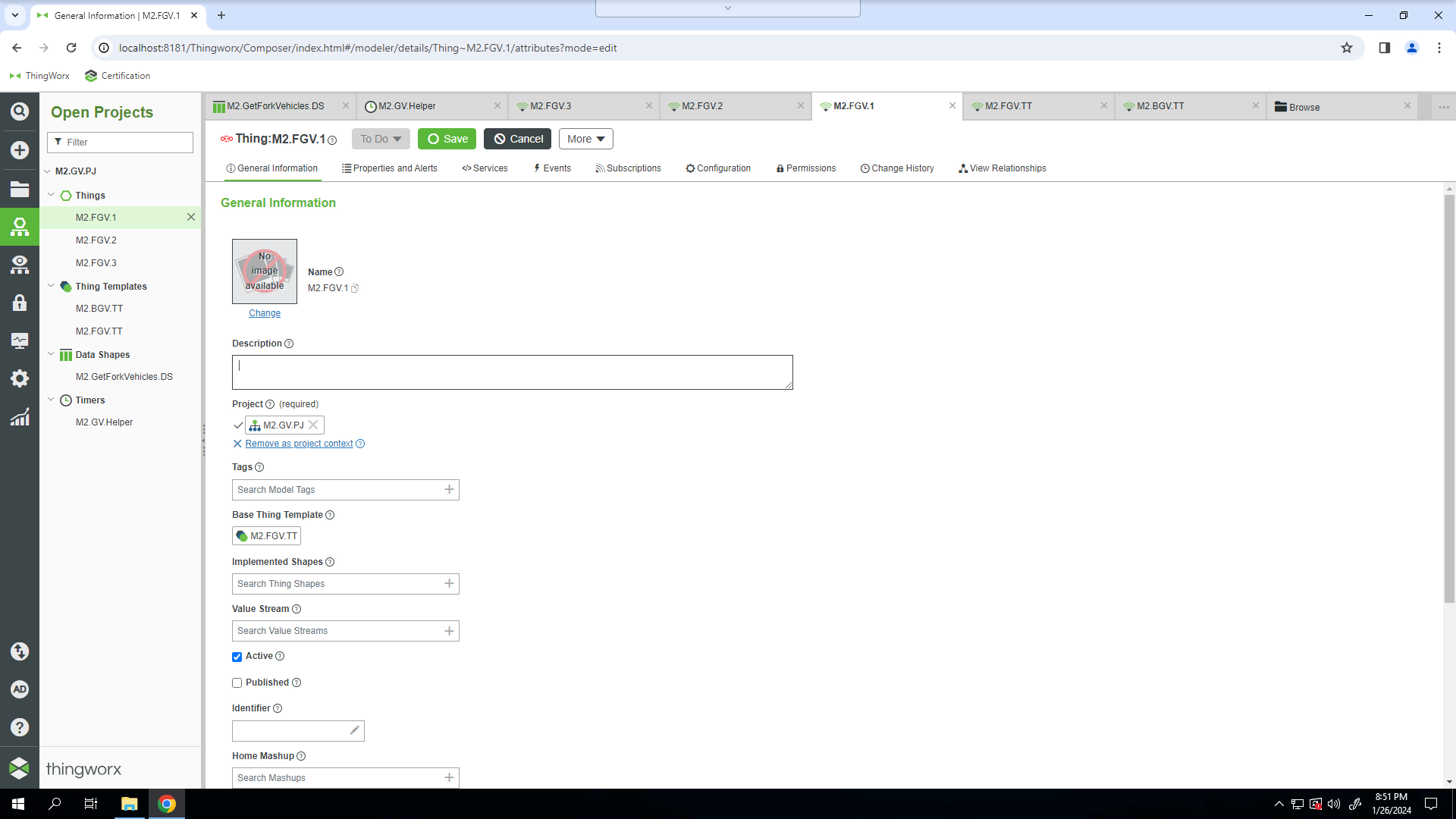 Author a Custom Event and Subscription | tutorial | PTC Learning Connector