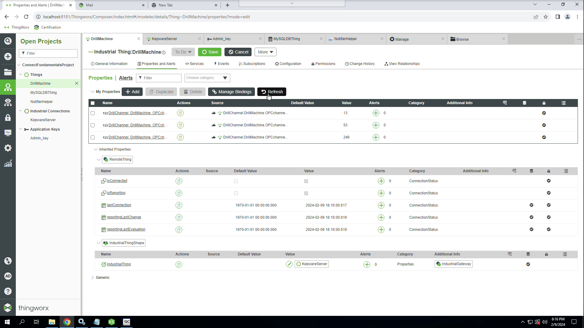 Use Kepware Server | tutorial | PTC Learning Connector