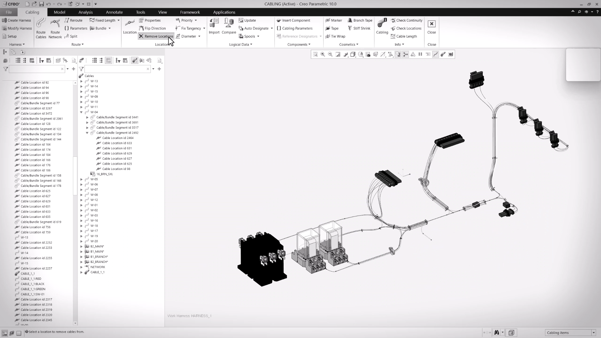 Remove Locations Tool Update | tutorial | PTC Learning Connector