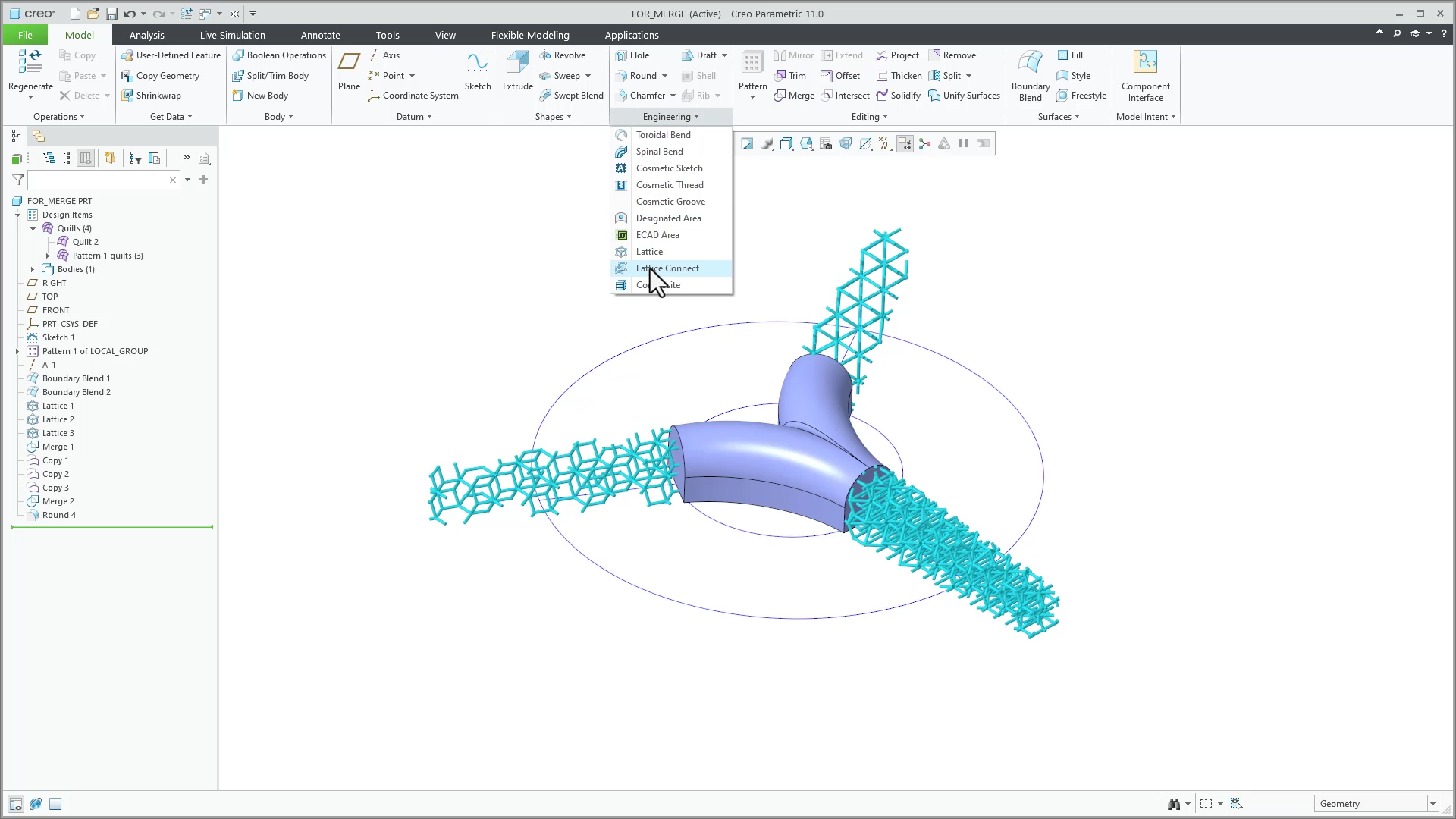 Lattice Connect Feature | tutorial | PTC Learning Connector