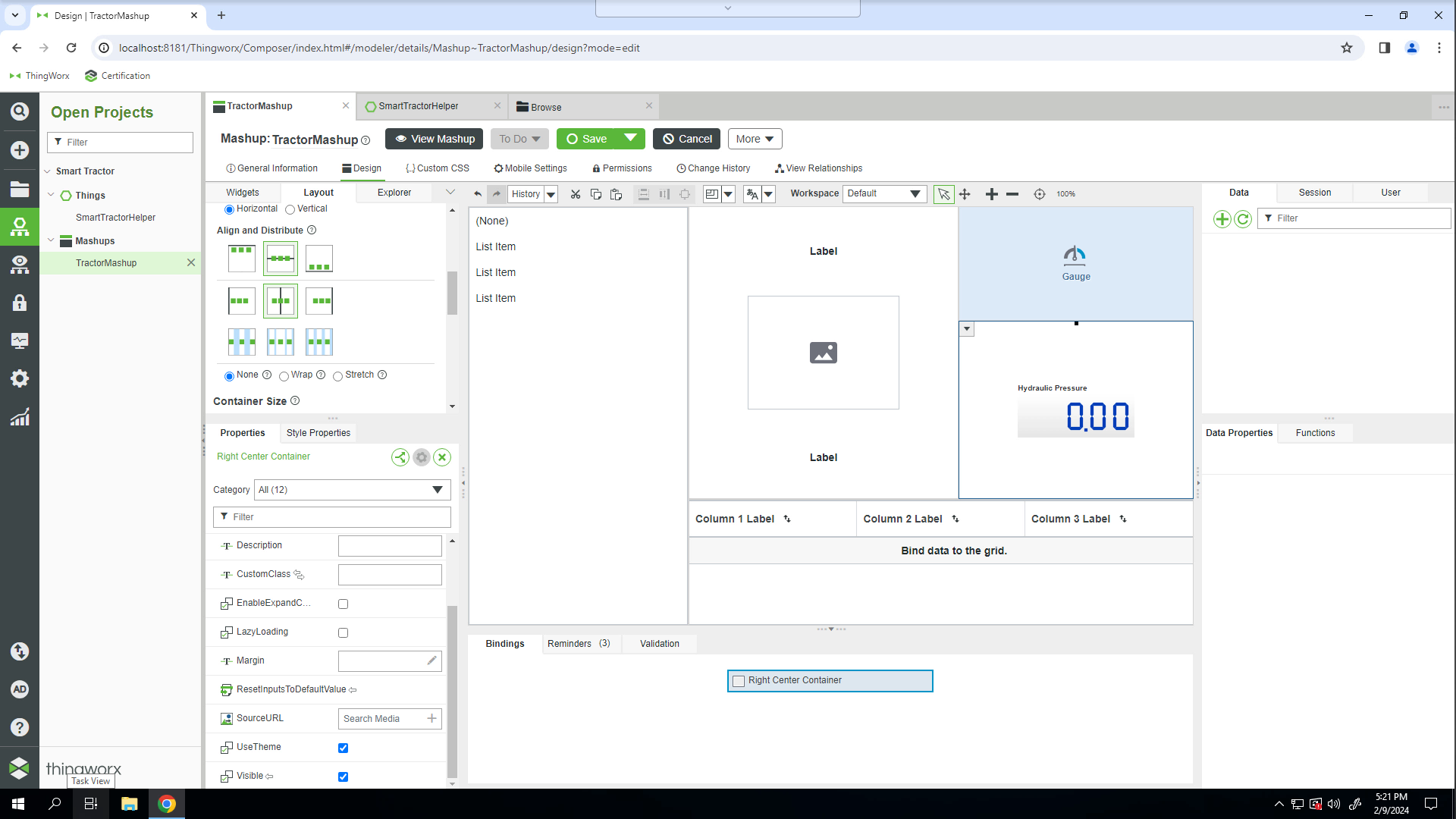 Add Services to a Mashup | tutorial | PTC Learning Connector