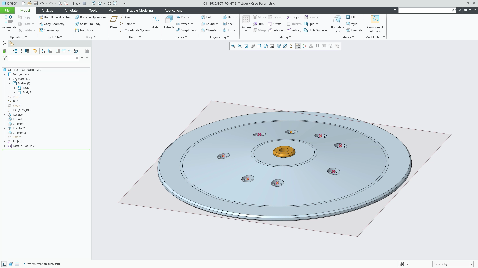 Project Sketched Points | tutorial | PTC Learning Connector