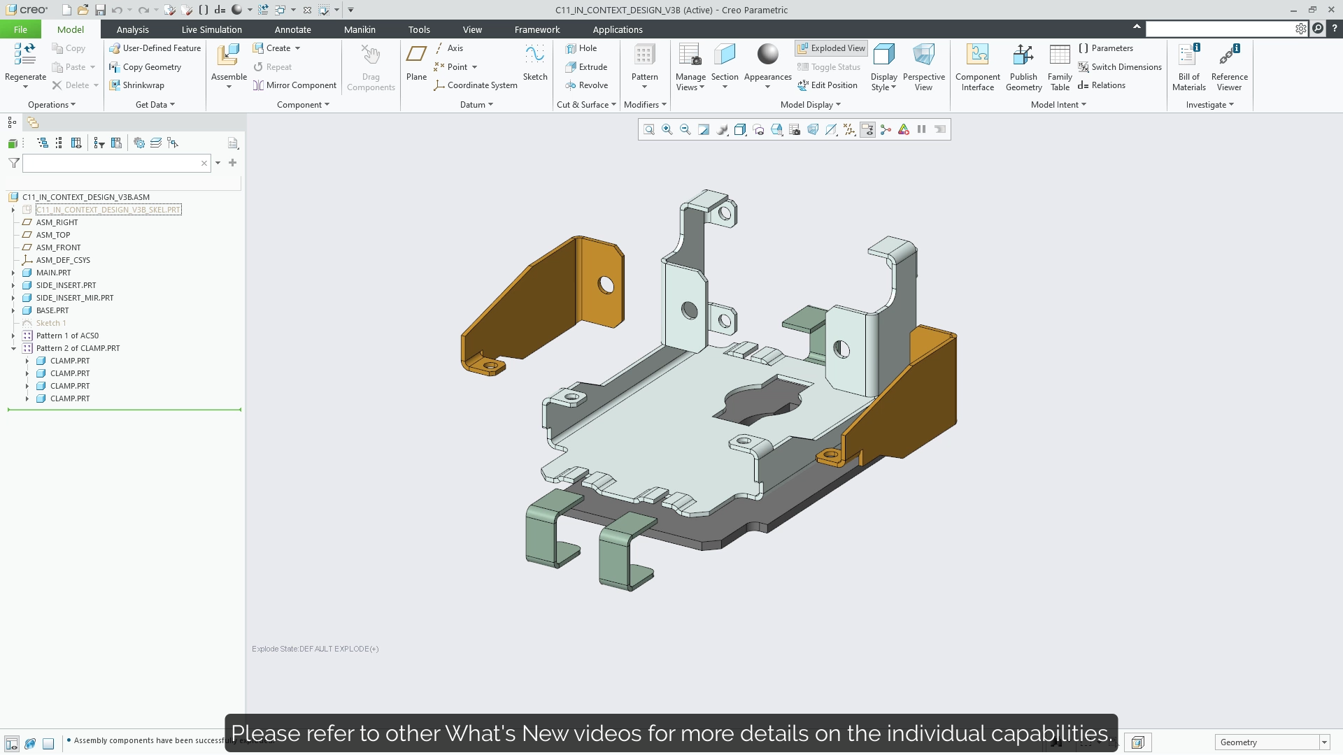 Ptc Tutorial Models Introduction to Sheetmetal Multibody | tutorial | PTC Learning Connector