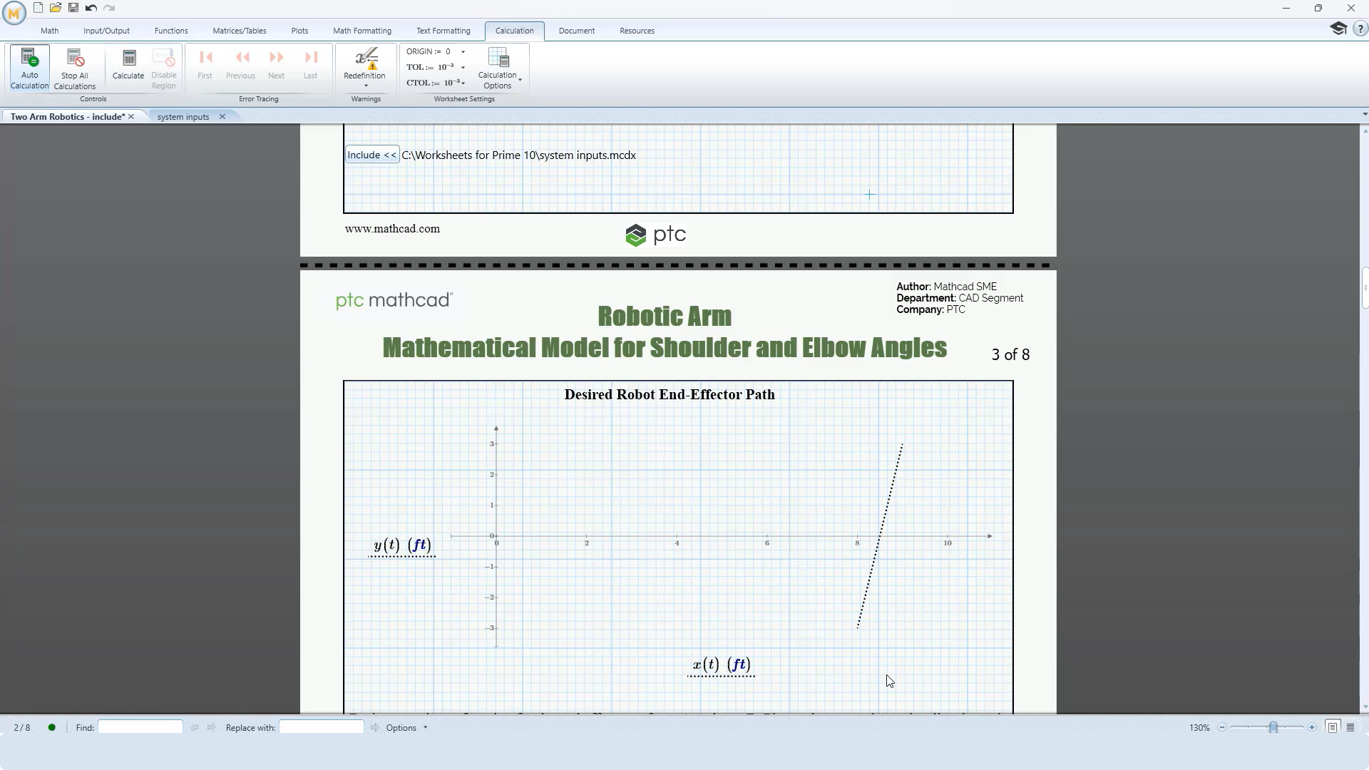 Open a File from an Include Region | tutorial | PTC Learning Connector