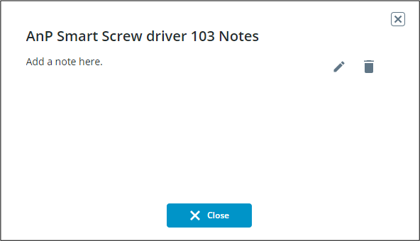 Manage Smart Tool Notes | tutorial | PTC Learning Connector