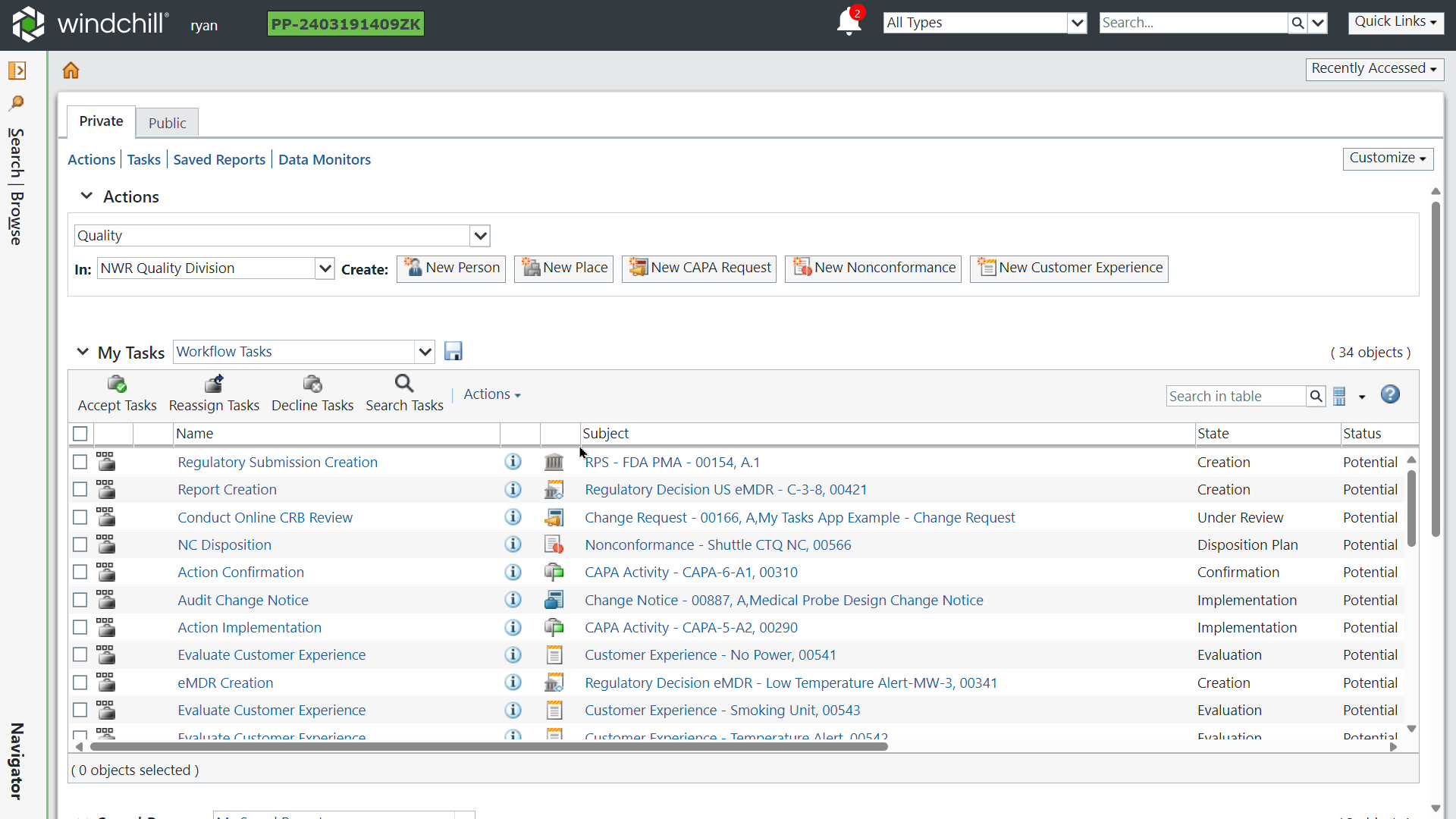 Customize Table View in the Quality Context | tutorial | Playlist | PTC ...