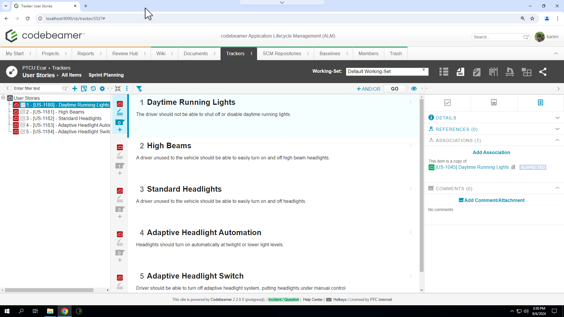 Copy Tracker Items Using the Library | tutorial | PTC Learning Connector