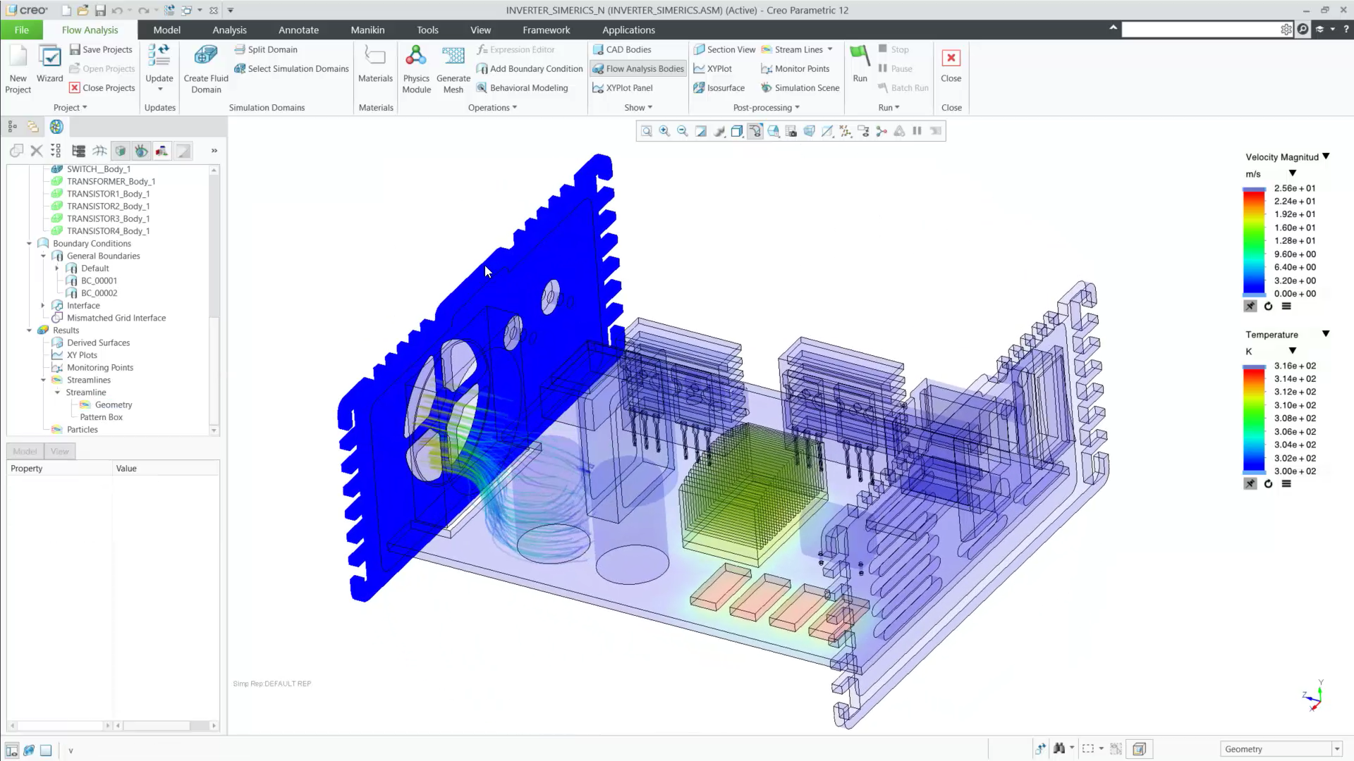 Dynamic Streamlines | tutorial | PTC Learning Connector