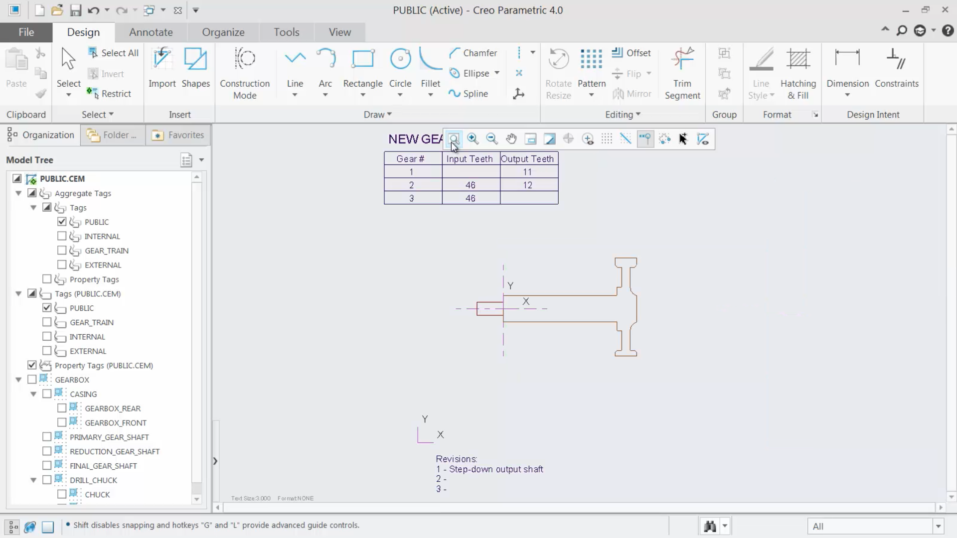Ptc Tutorial Models Designating Public Geometry | tutorial | PTC Learning Connector