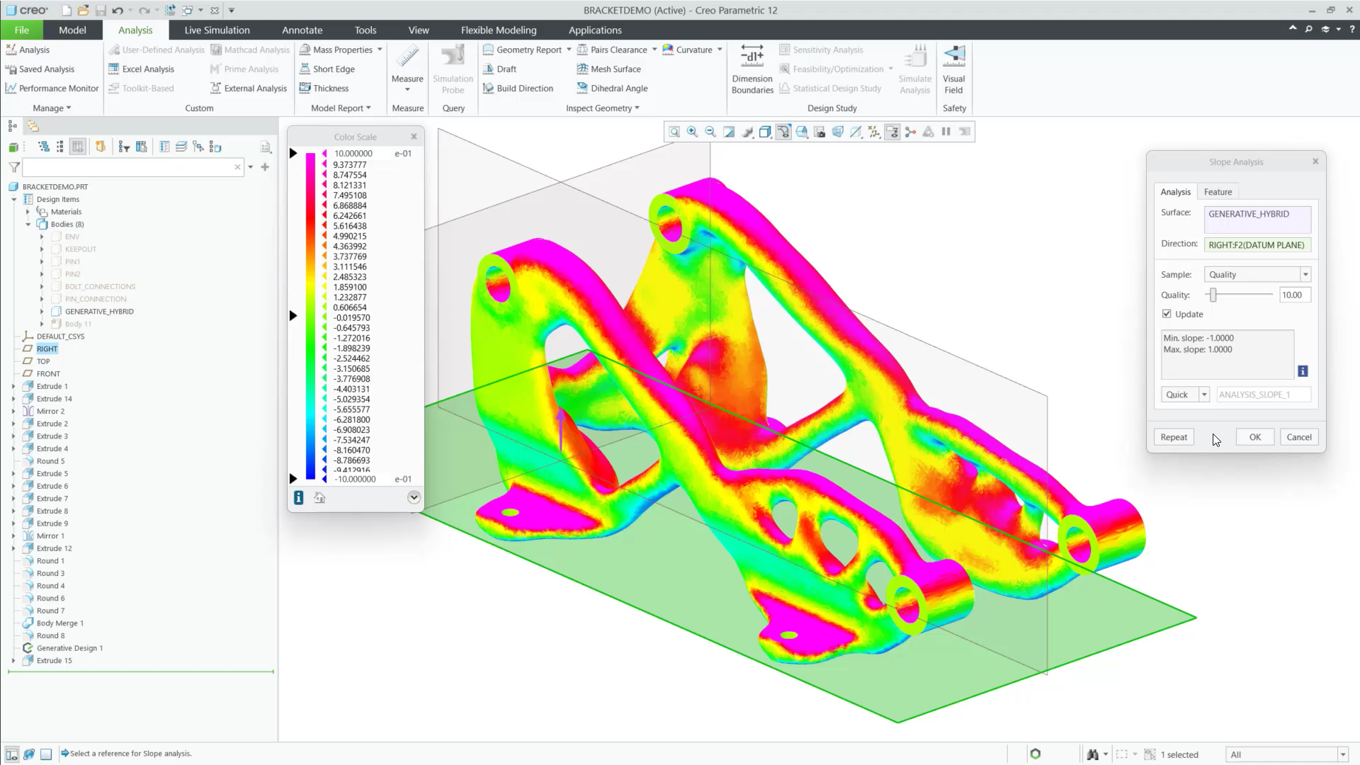 Expanded Analysis Support for Hybrid Body | tutorial | PTC Learning ...