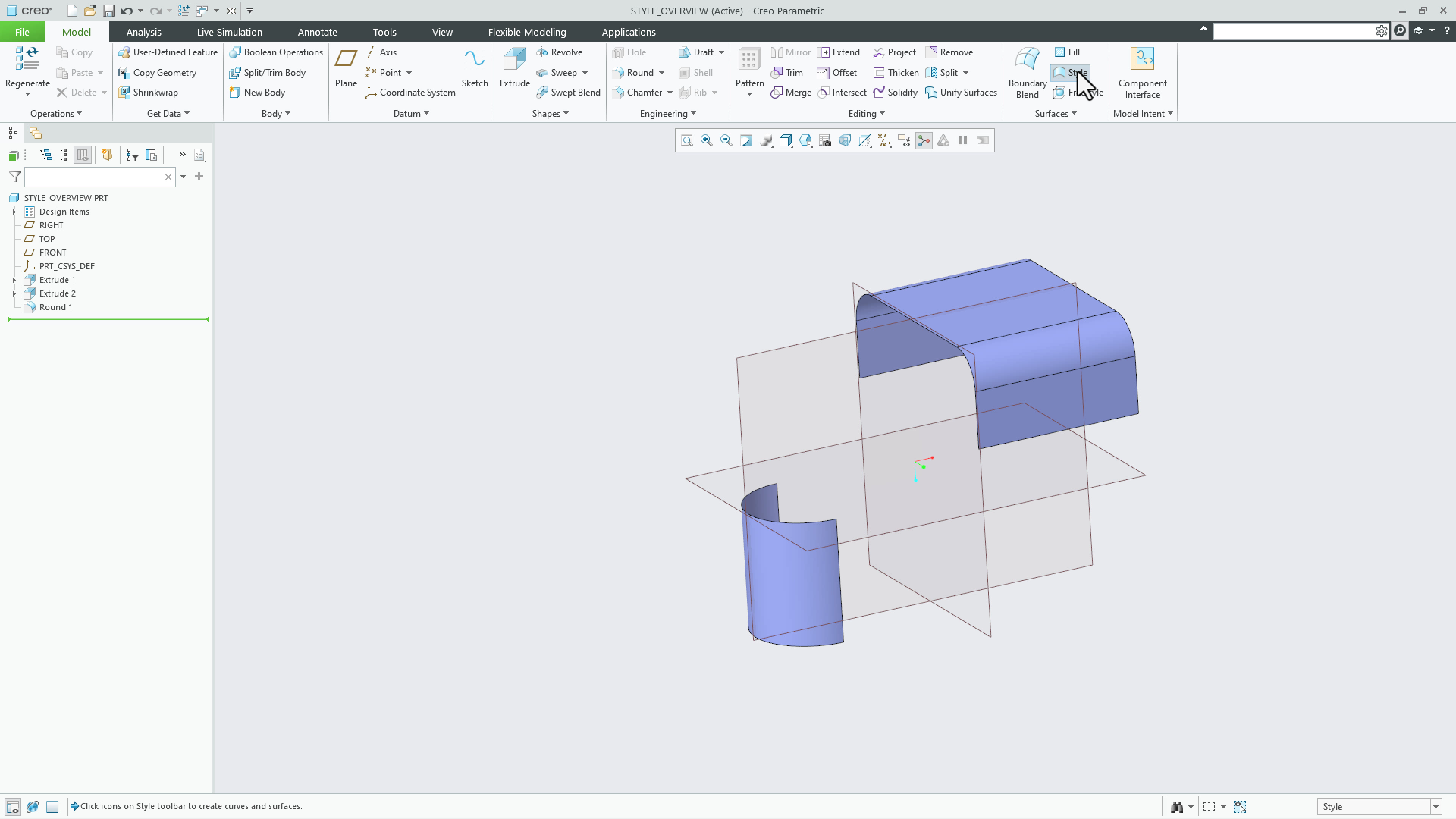 Explore the Style Interface – Basic Overview and Four View Layout ...