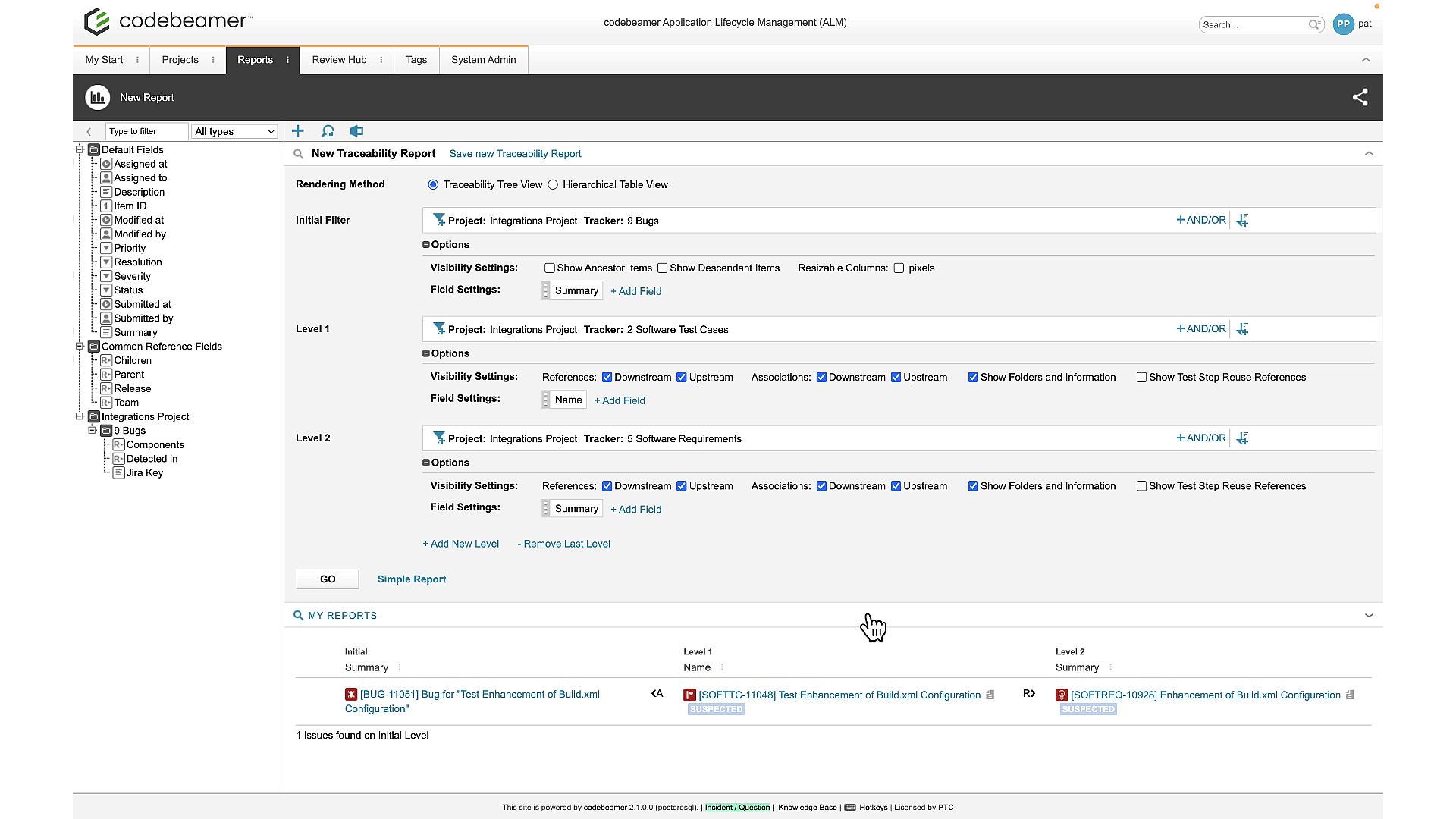 Create Traceability Reports | tutorial | Playlist | PTC Learning Connector