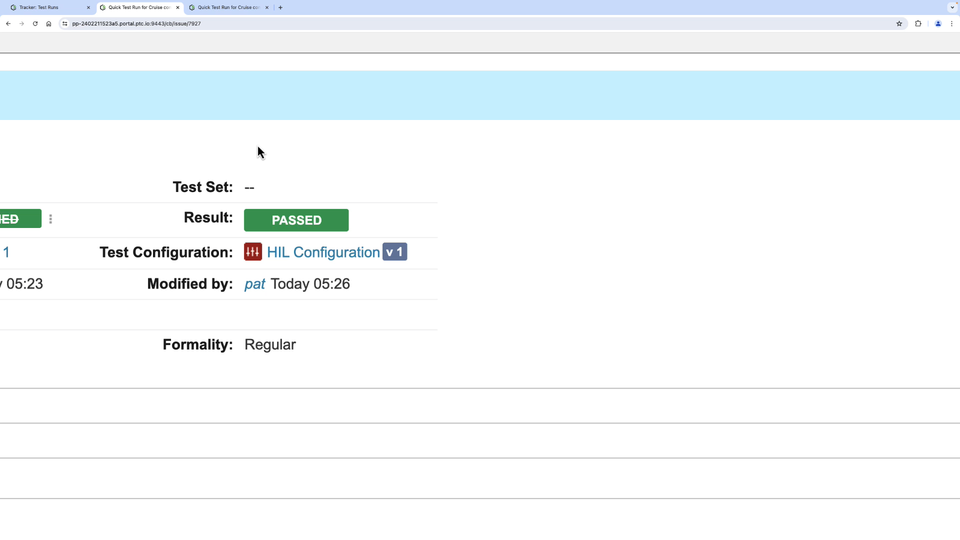 Apply Test Configurations to Test Runs | tutorial | PTC Learning Connector