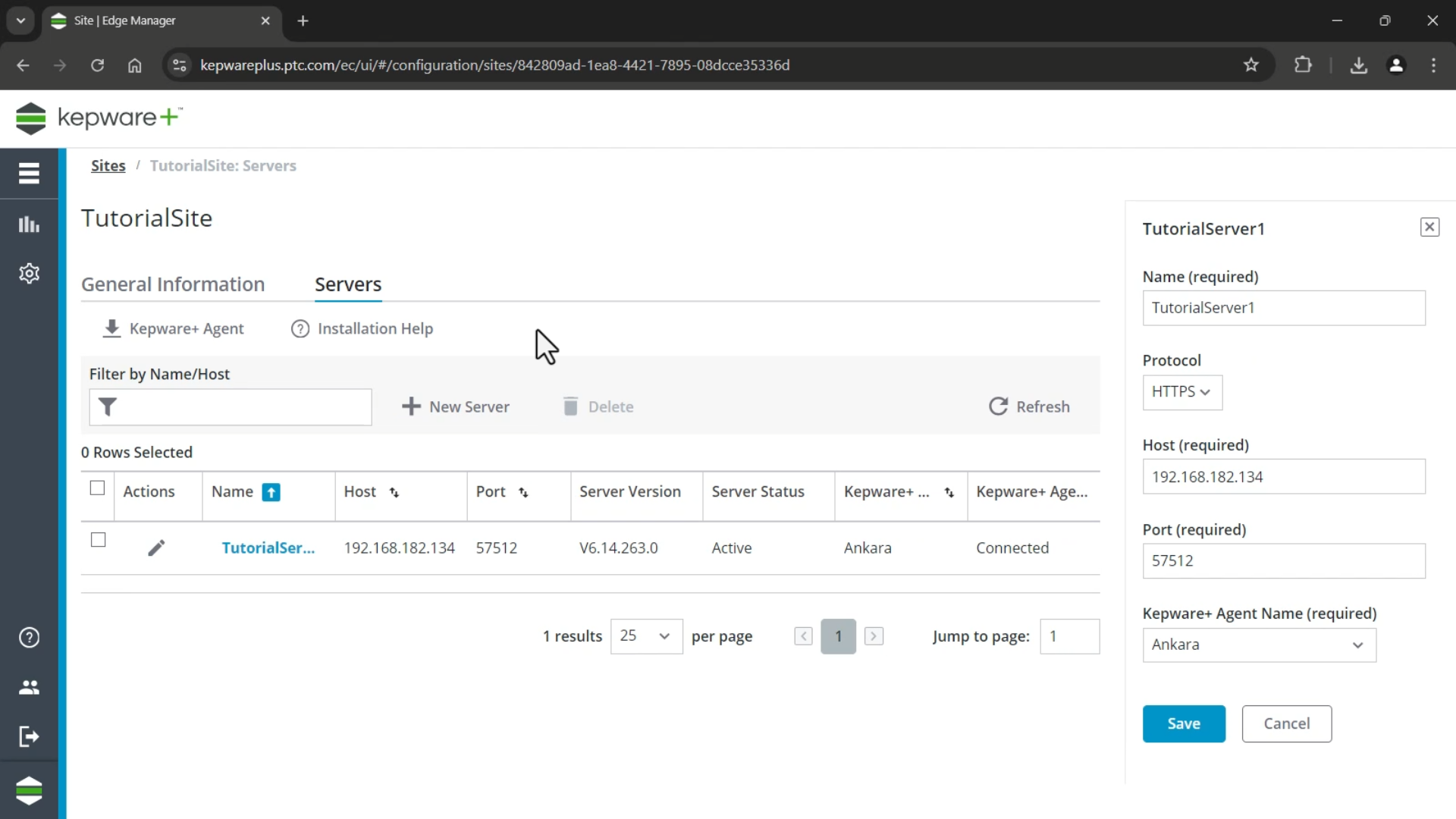 Connect Kepware+ to Kepware Server | tutorial | PTC Learning Connector