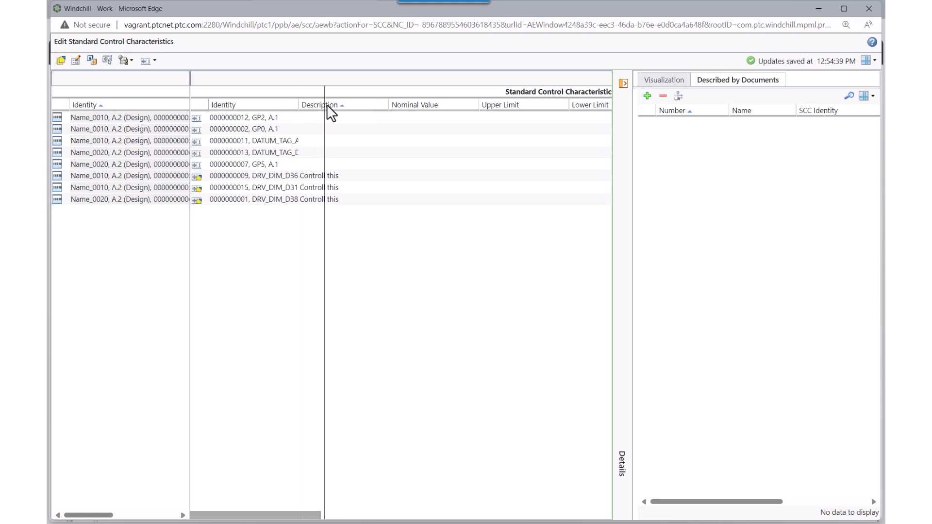 Mass Update Standard Control Characteristics | tutorial | PTC Learning ...