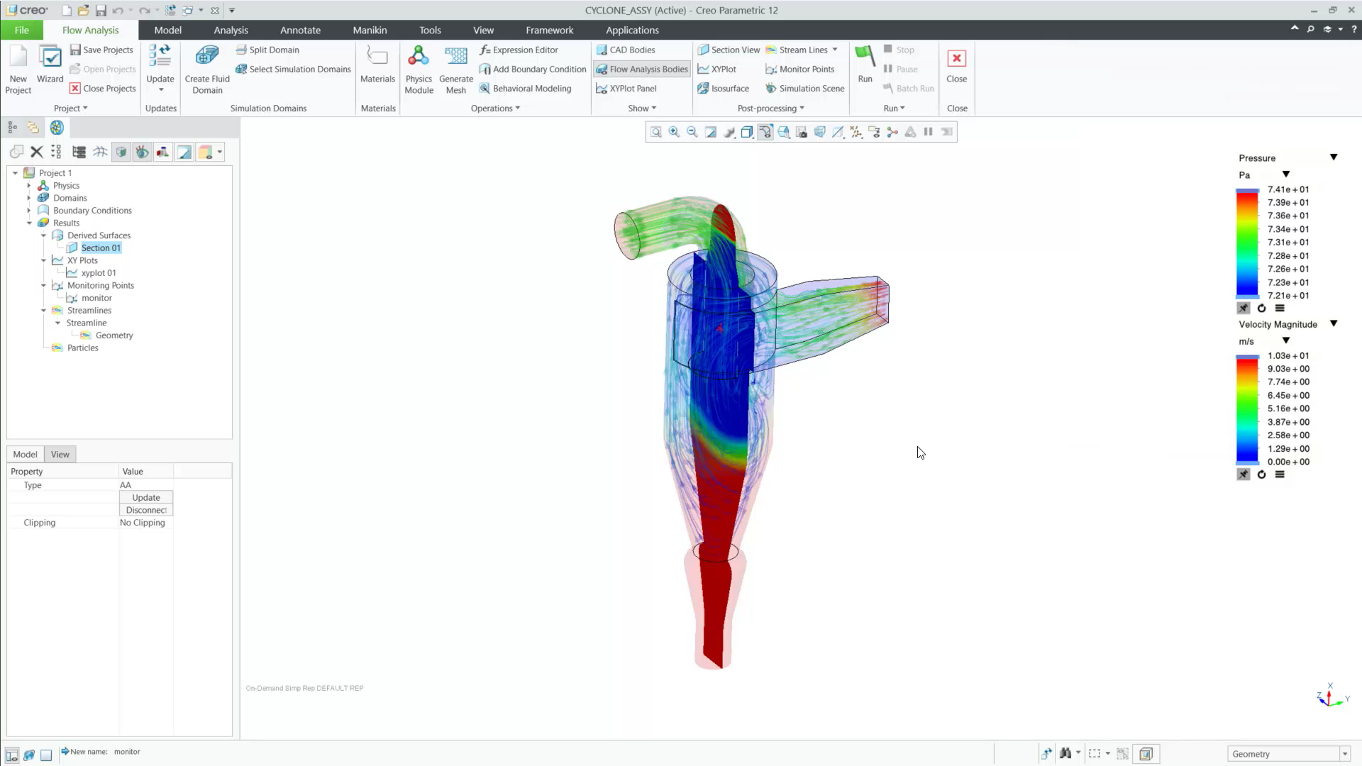 CFA - Cross Section and Datum Reference | tutorial | PTC Learning Connector