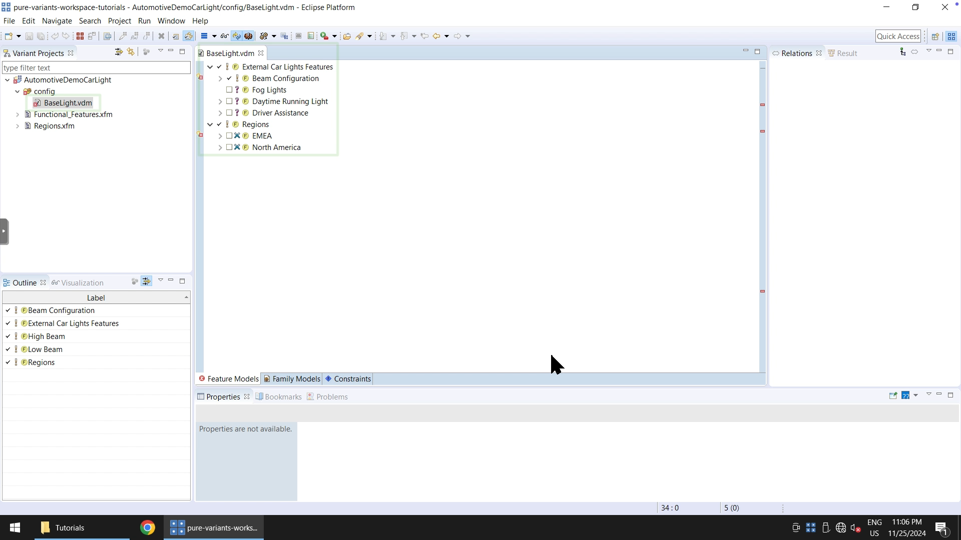 Create a Configuration Space and a Variant Model | tutorial | PTC ...