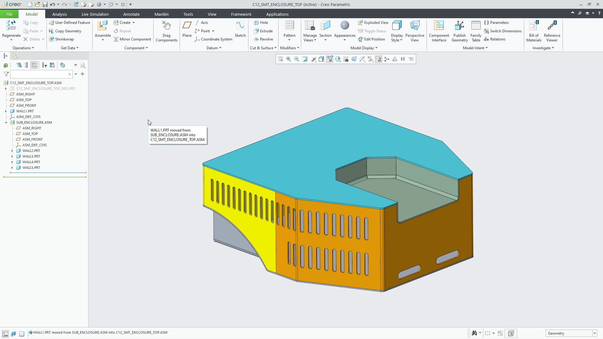 Create Flat Assembly From Multibody Part | tutorial | PTC Learning ...