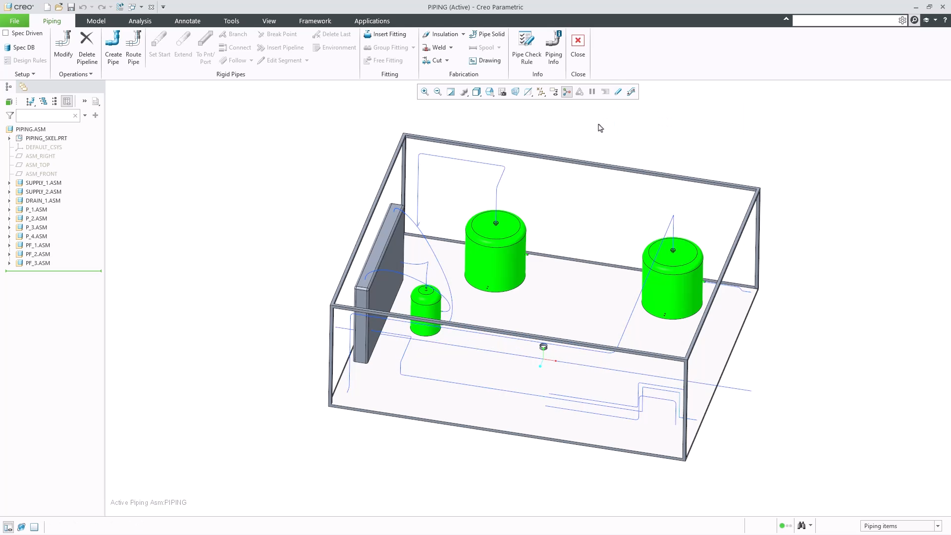 Route Pipelines | tutorial | PTC Learning Connector