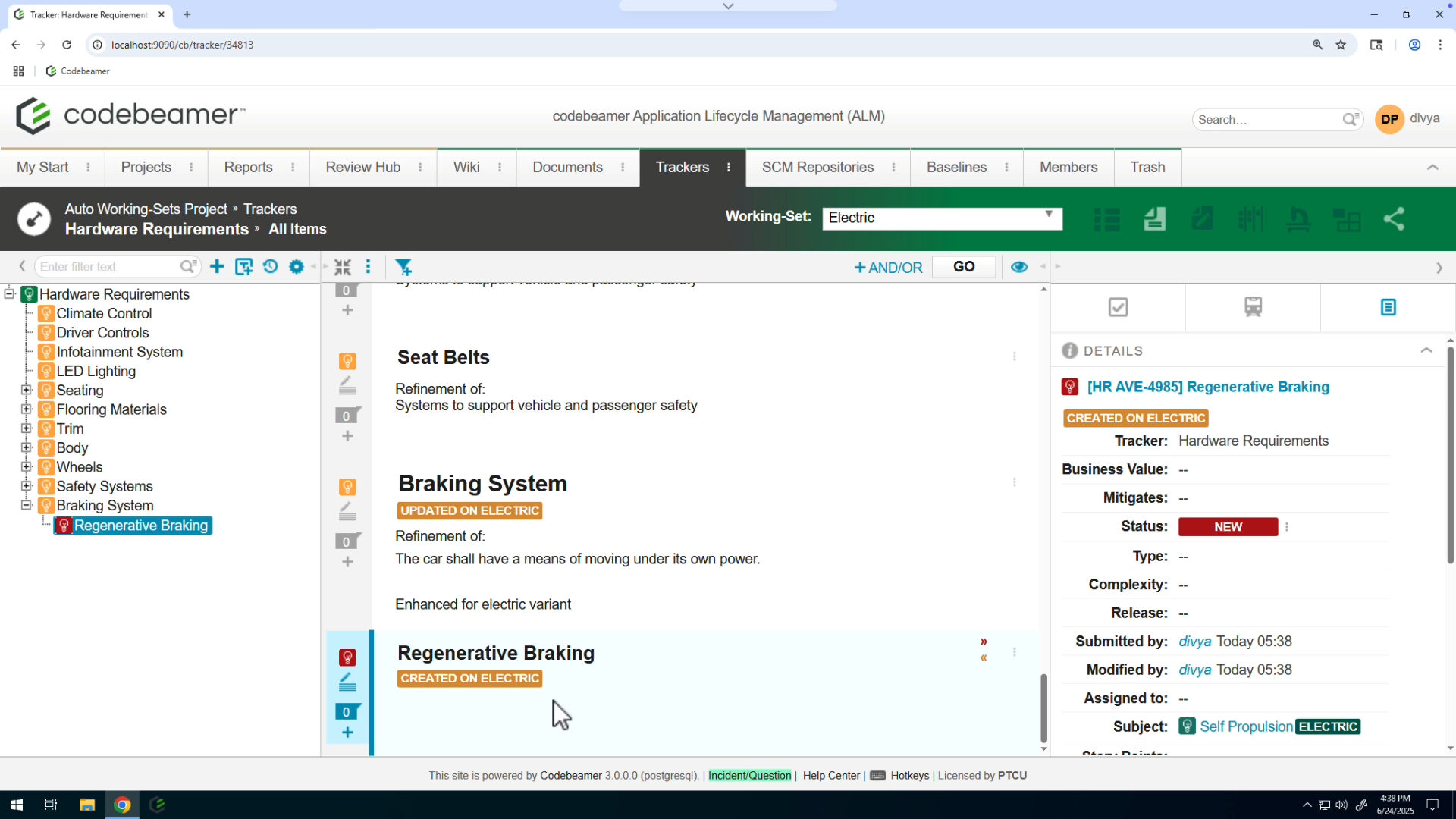 Explore Included Trackers in Working-sets | tutorial | PTC Learning ...
