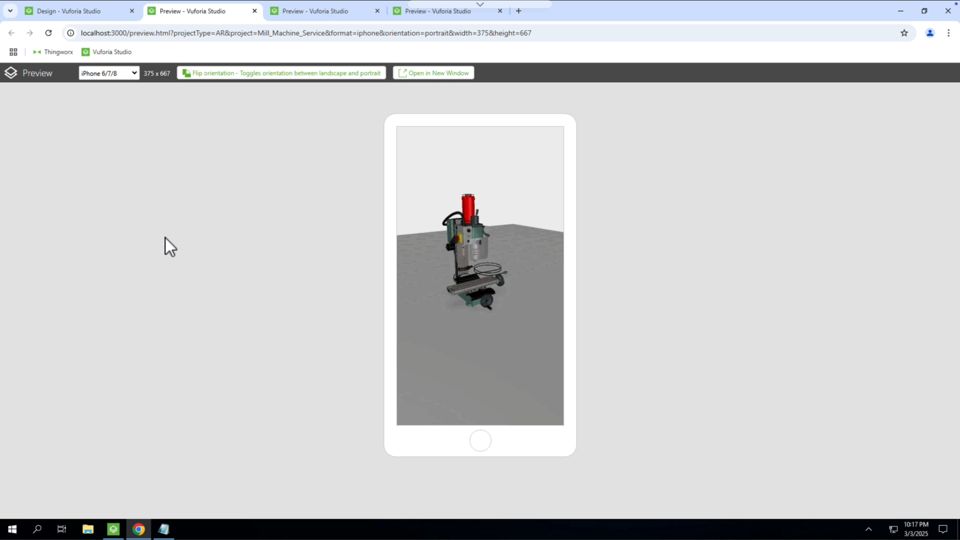 Mill Machine Service Experience – 3D Widgets | tutorial | PTC Learning ...