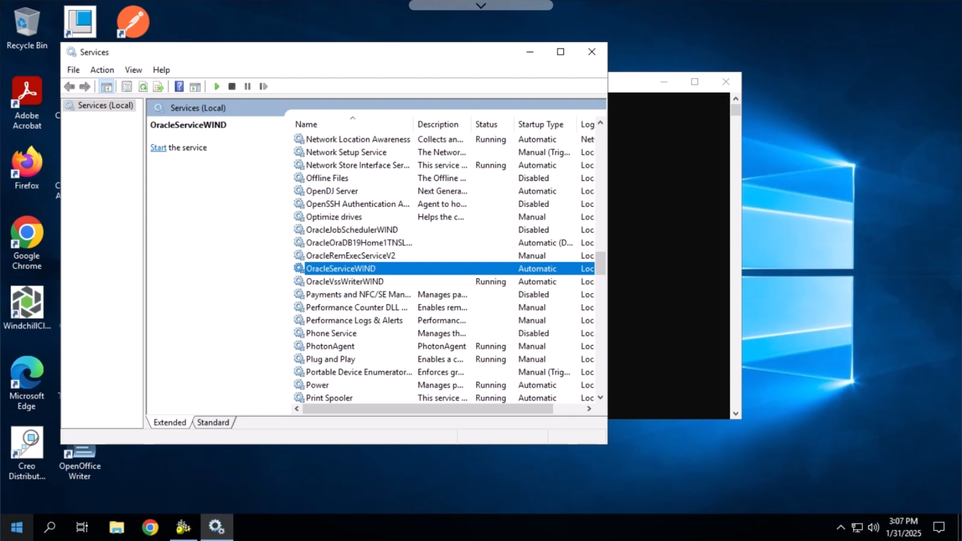 Stop Windchill Services | tutorial | PTC Learning Connector