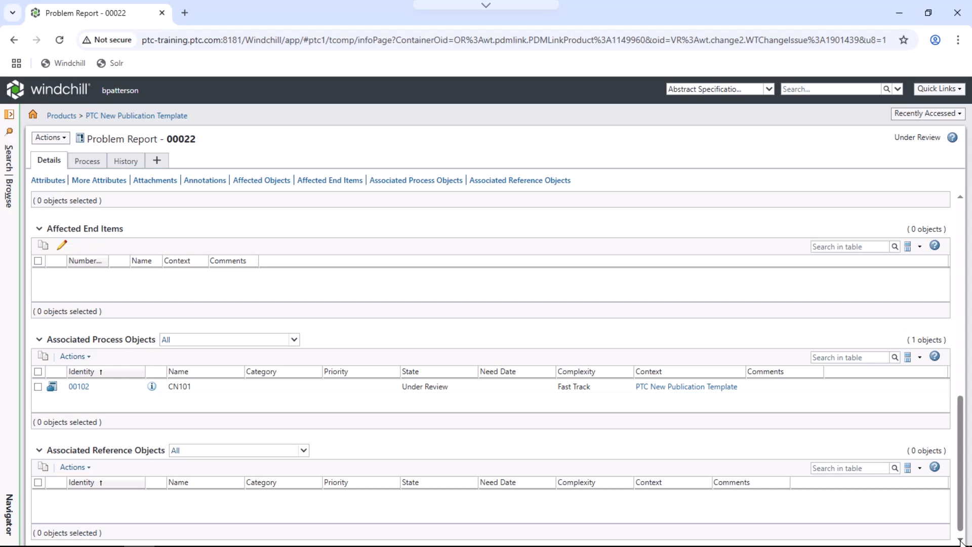Manage Change Association Rules | tutorial | PTC Learning Connector