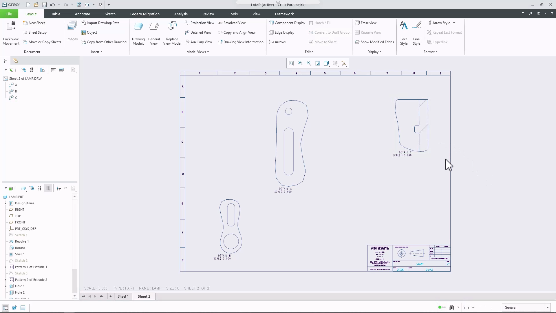Explore the dataset and create a drawing | tutorial | PTC Learning ...