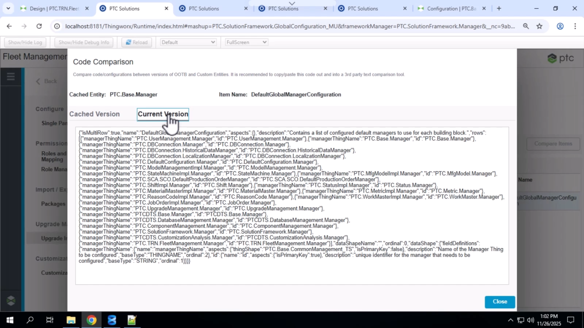 Examine the Upgrade Impact Report | tutorial | PTC Learning Connector