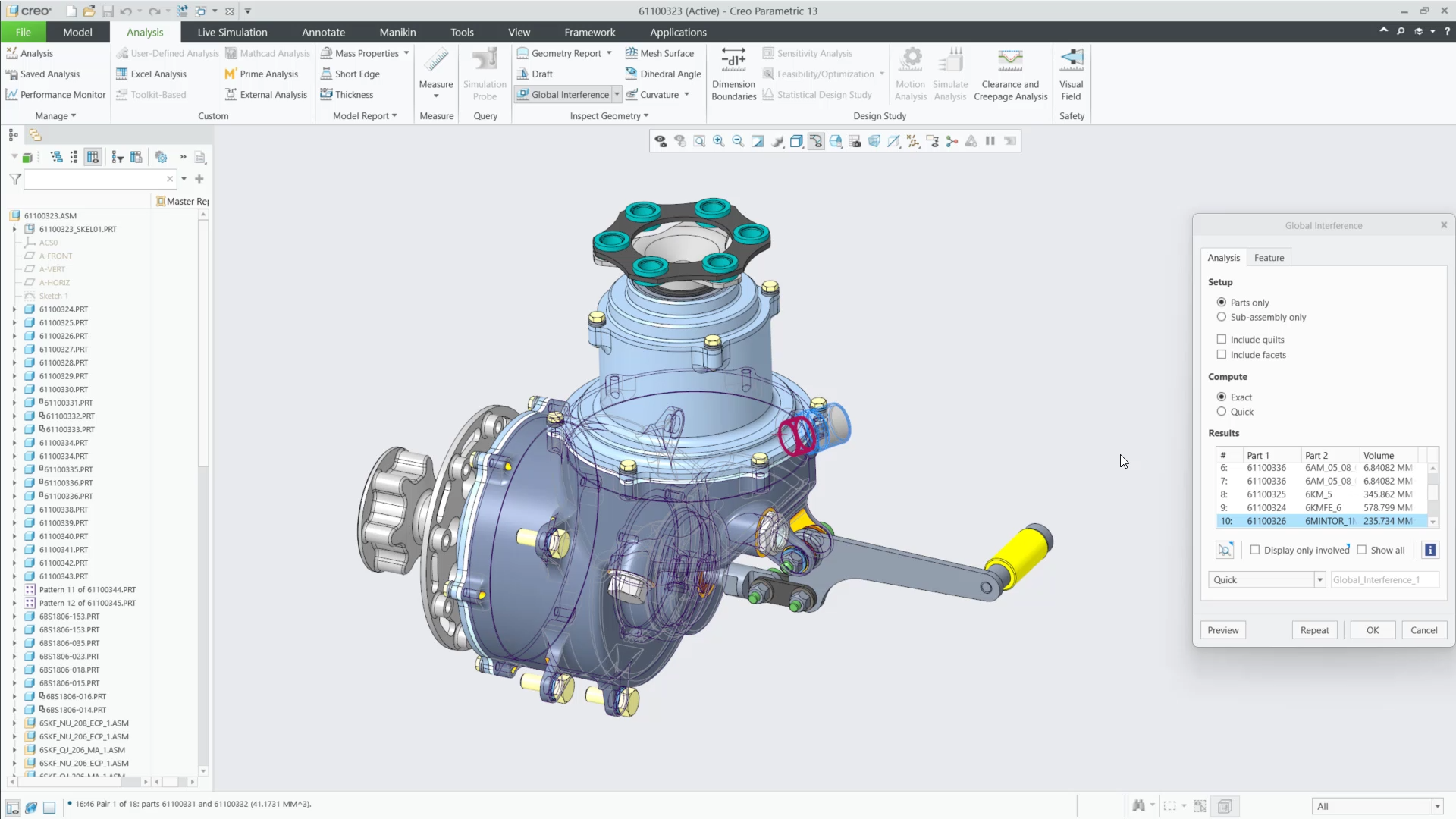 Improved Interference Analysis Result Visibility | tutorial | PTC ...
