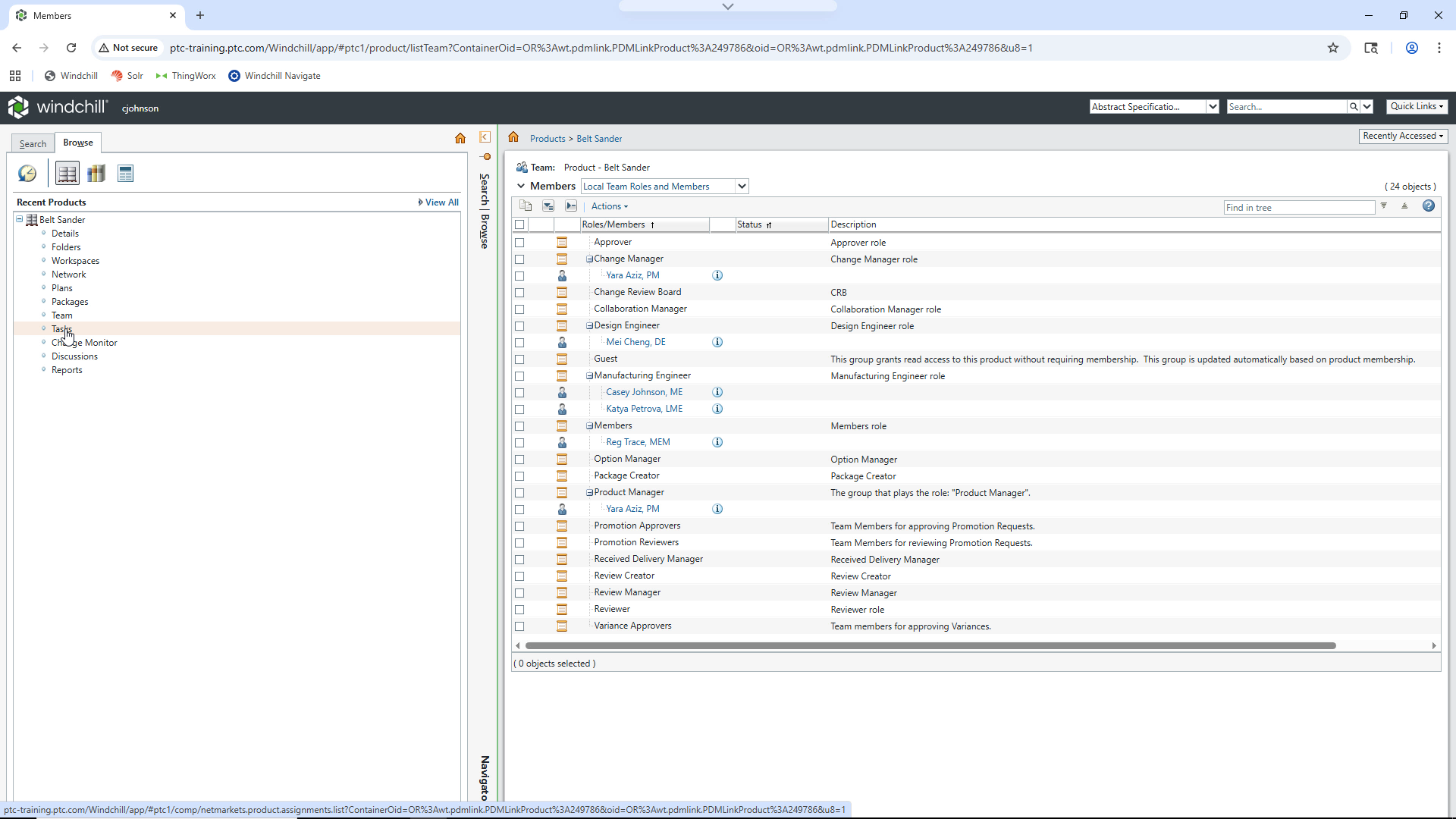 Browse Data | tutorial | PTC Learning Connector