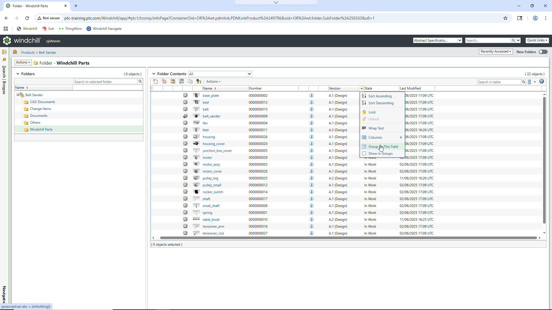 Personalize Tables | tutorial | PTC Learning Connector