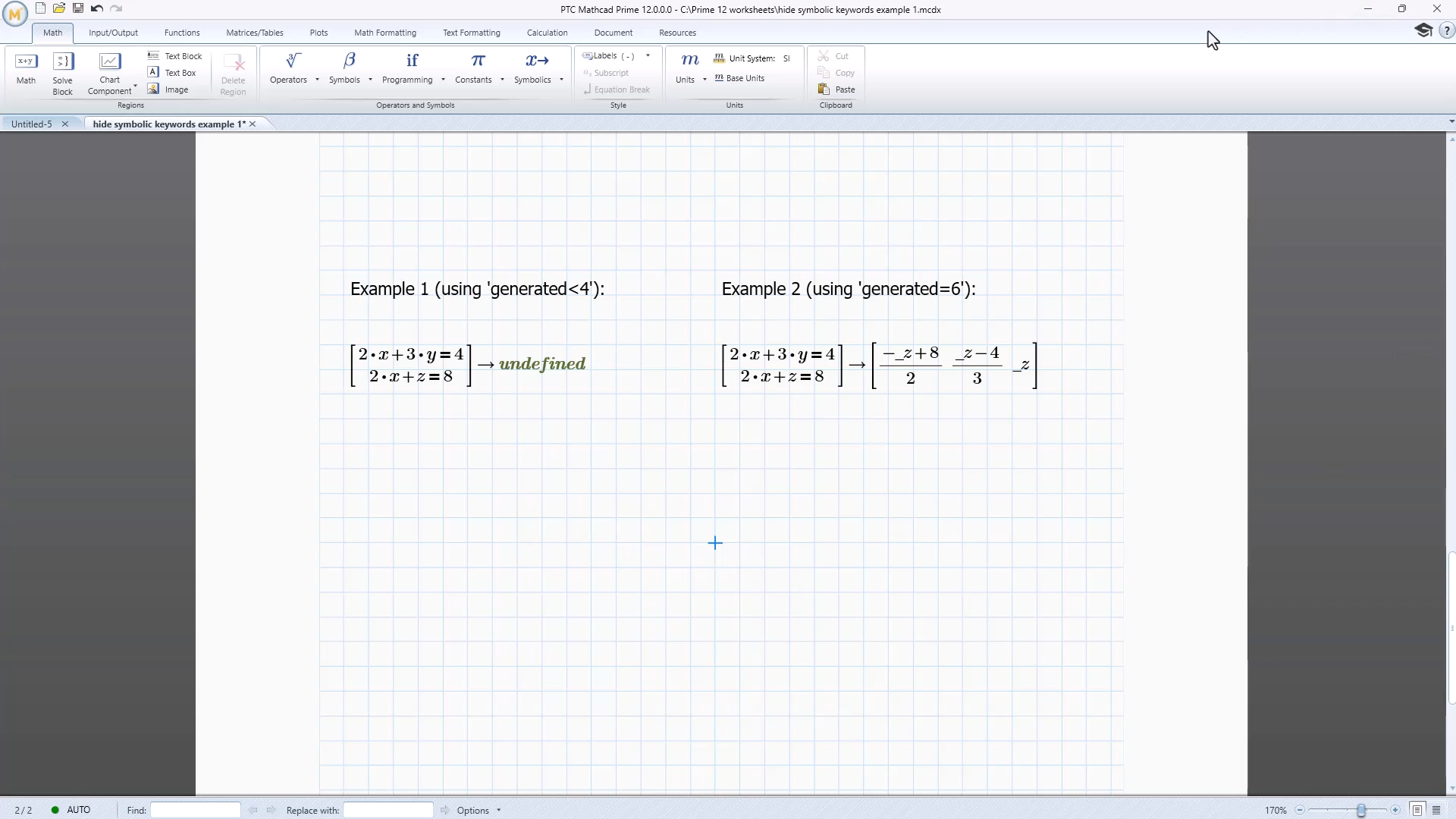 Hide Symbolic Keywords and Modifiers | tutorial | PTC Learning Connector